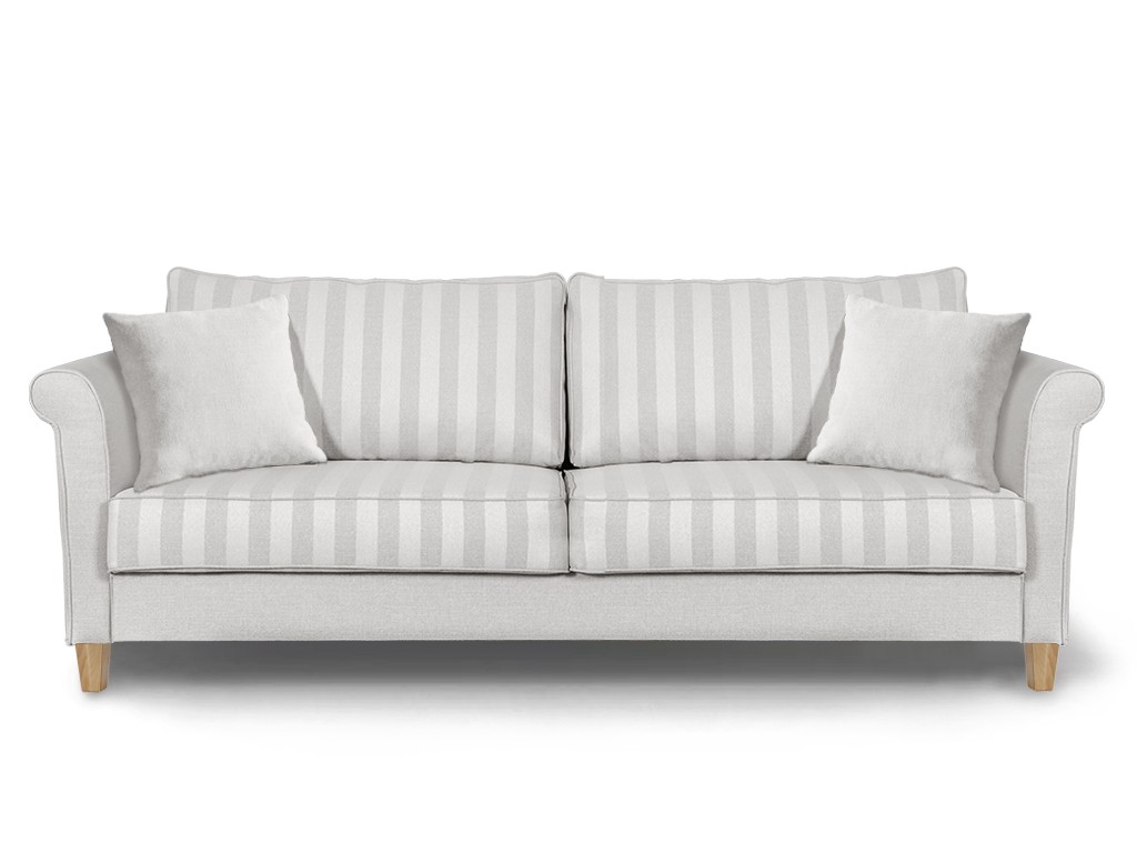 Ansicht des Produktes Barcelona Schlafsofa Querschläfer in Stoff Beige