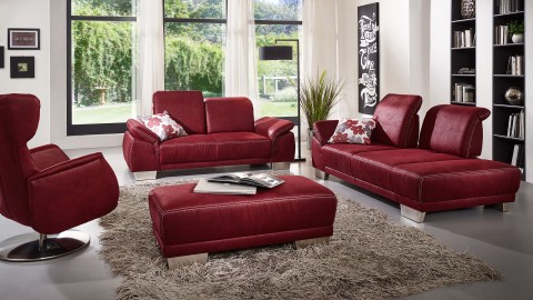 Uno Sofa 202 cm Rot