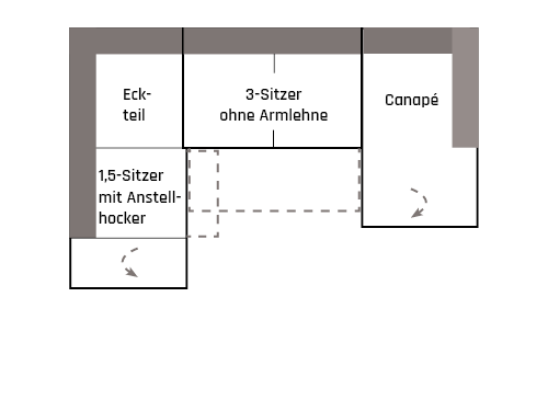 1-5Anstellhocker_links-Eckteil-3-Canape_rechts