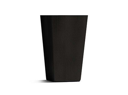 Holzfuß Buche schwarz