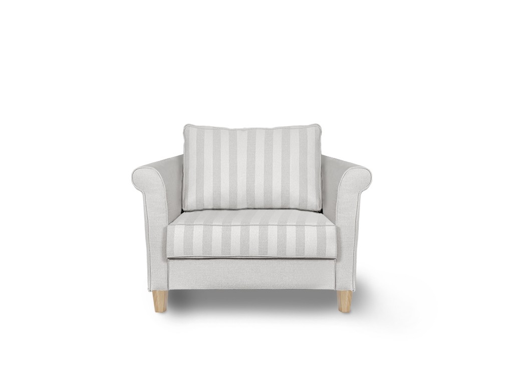 Ansicht des Produktes Barcelona Klassische Sessel in Stoff Beige
