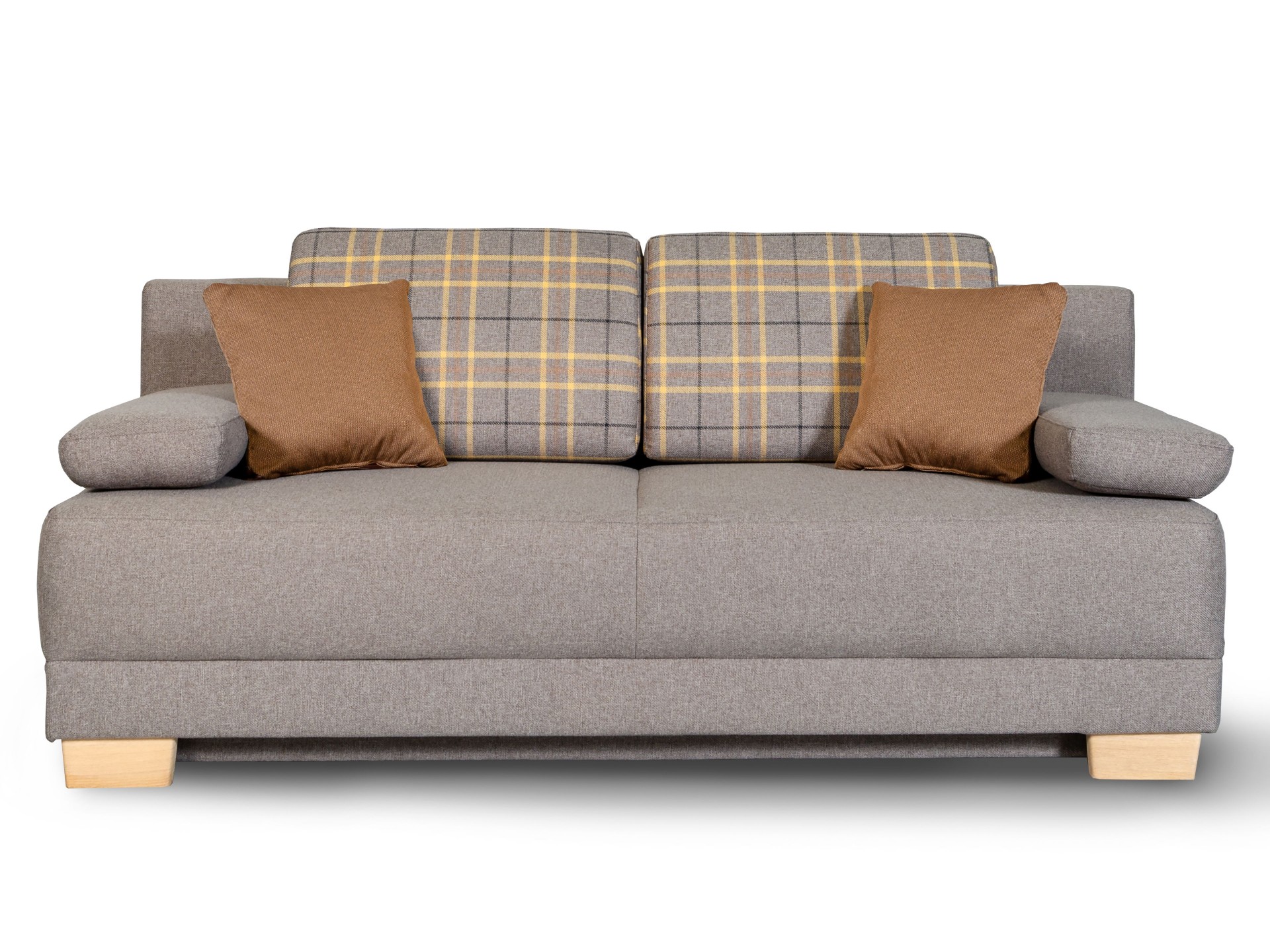 Ansicht des Produktes Felicia Schlafsofa Querschläfer in Stoff Braun