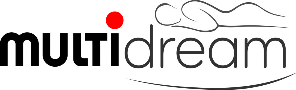 Logo von multidream - der neuen Bettenmarke von Multipolster