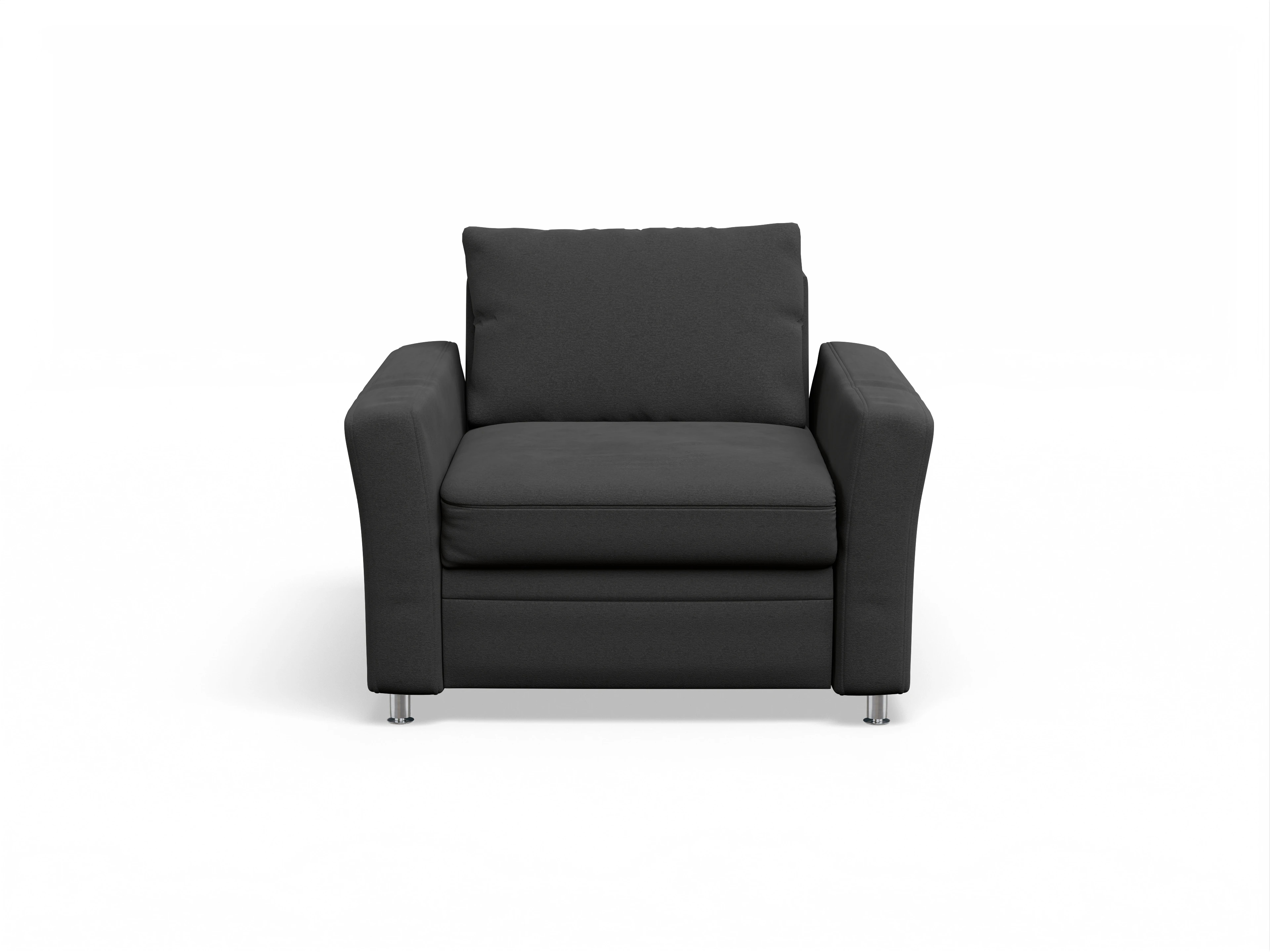 Ansicht des Produktes SC Smart 1011 Schlafsessel in Stoff Grau