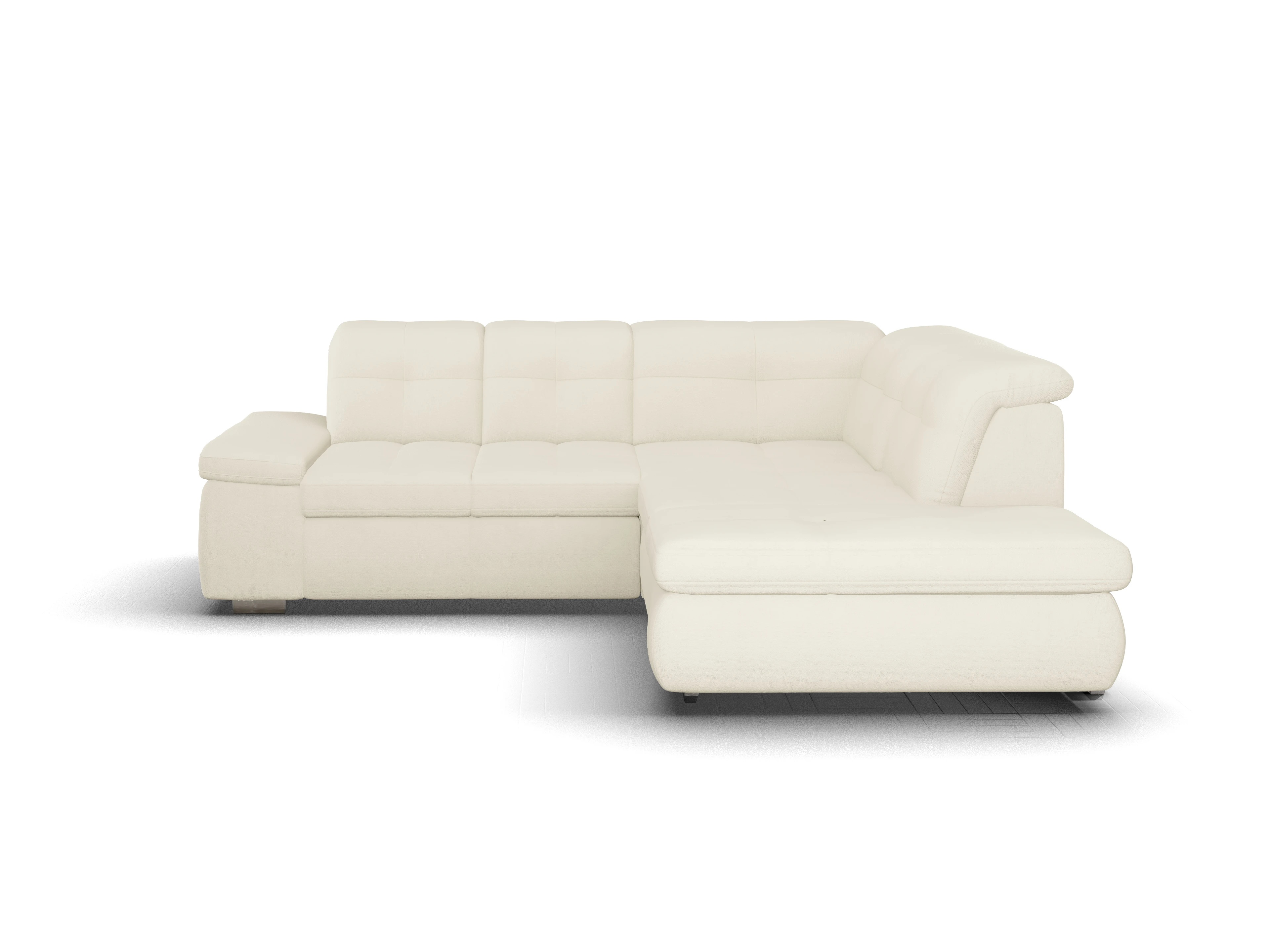 Ansicht des Produktes SC Smart 1001 Ecksofa rechts Abschluss offen in Stoff Beige
