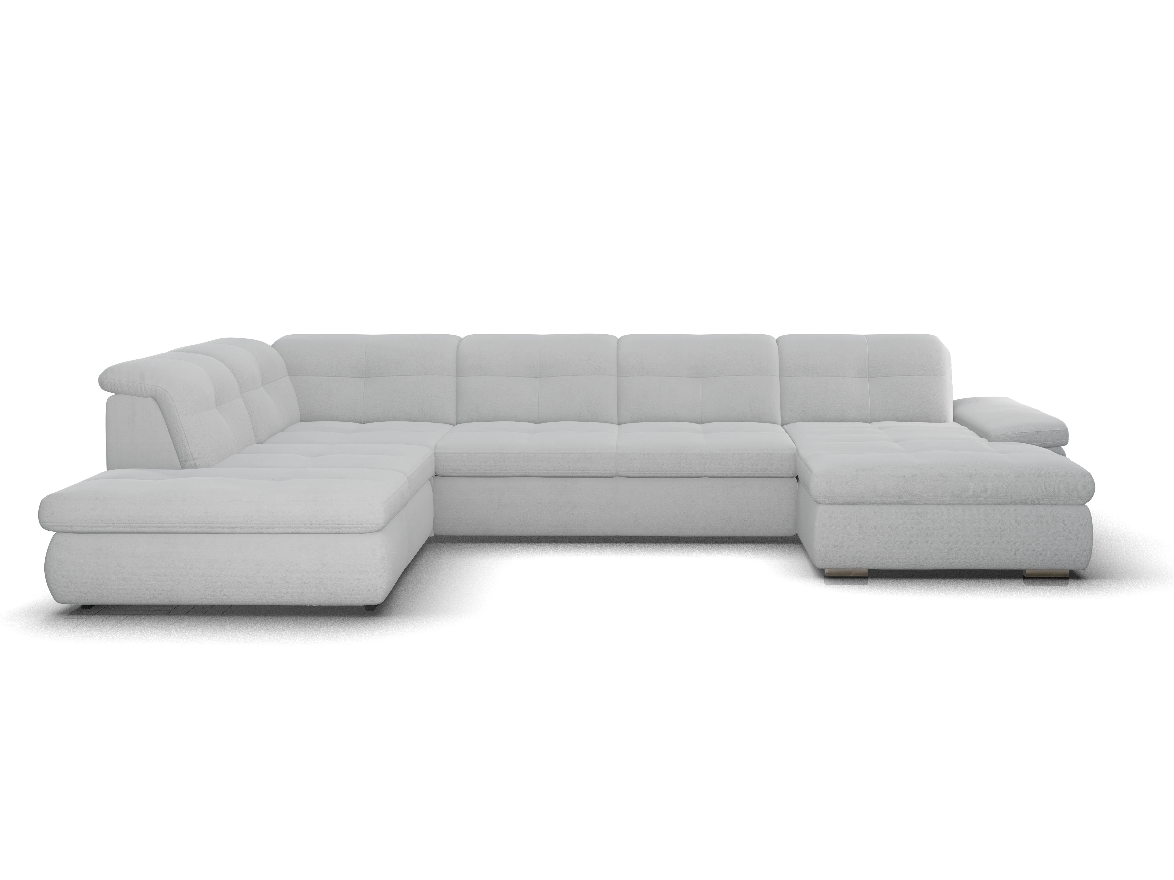 Sitz Concept smart 1001 Canapé Large SE 1,5Aho R Ansicht des Produktes SC Smart 1001 Wohnlandschaft offen beidseitig in Stoff Grau