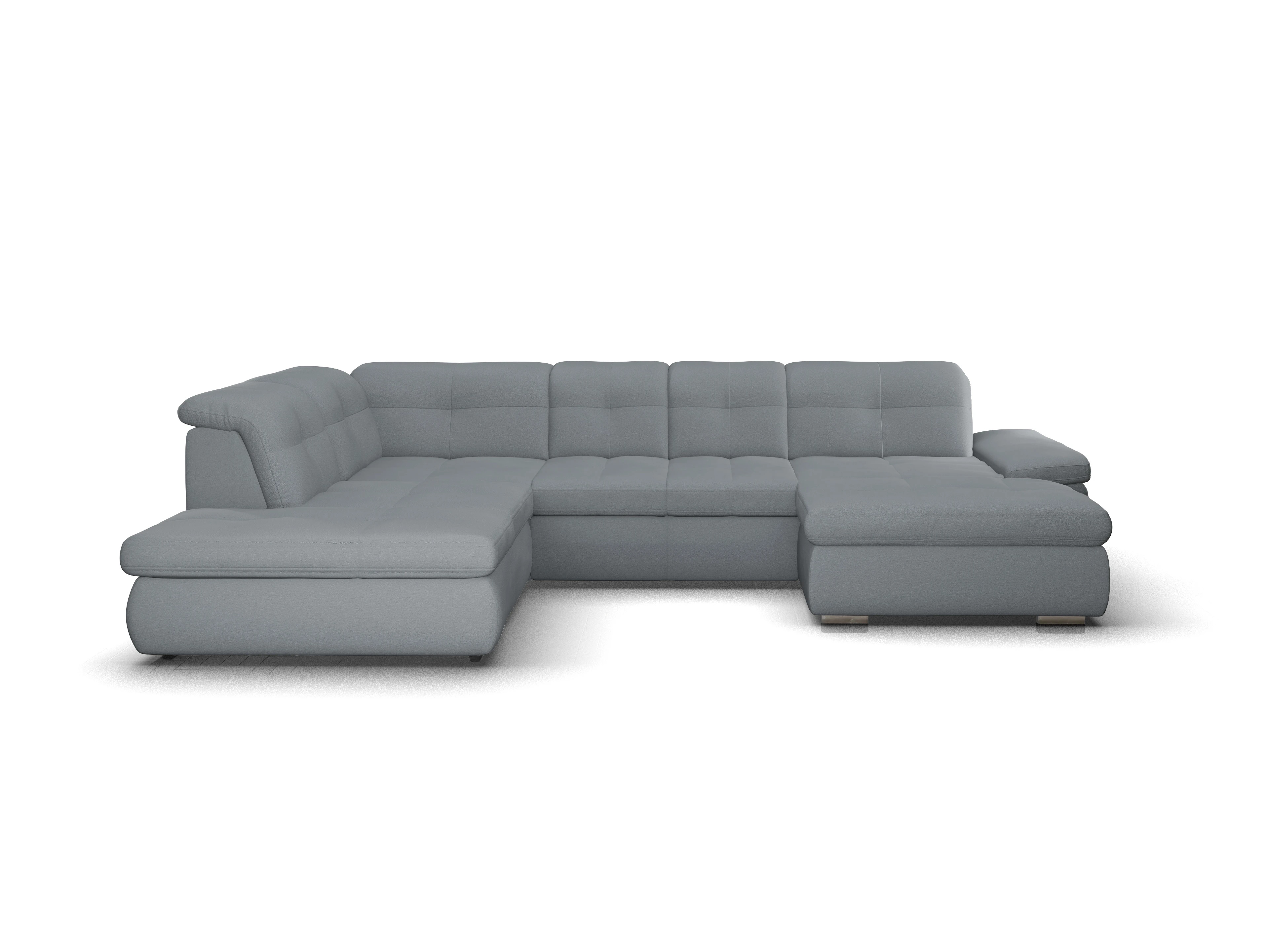 Sitz Concept smart 1001 Canapé Small SE 1,5Aho R Ansicht des Produktes SC Smart 1001 Wohnlandschaft offen beidseitig in Stoff Grau
