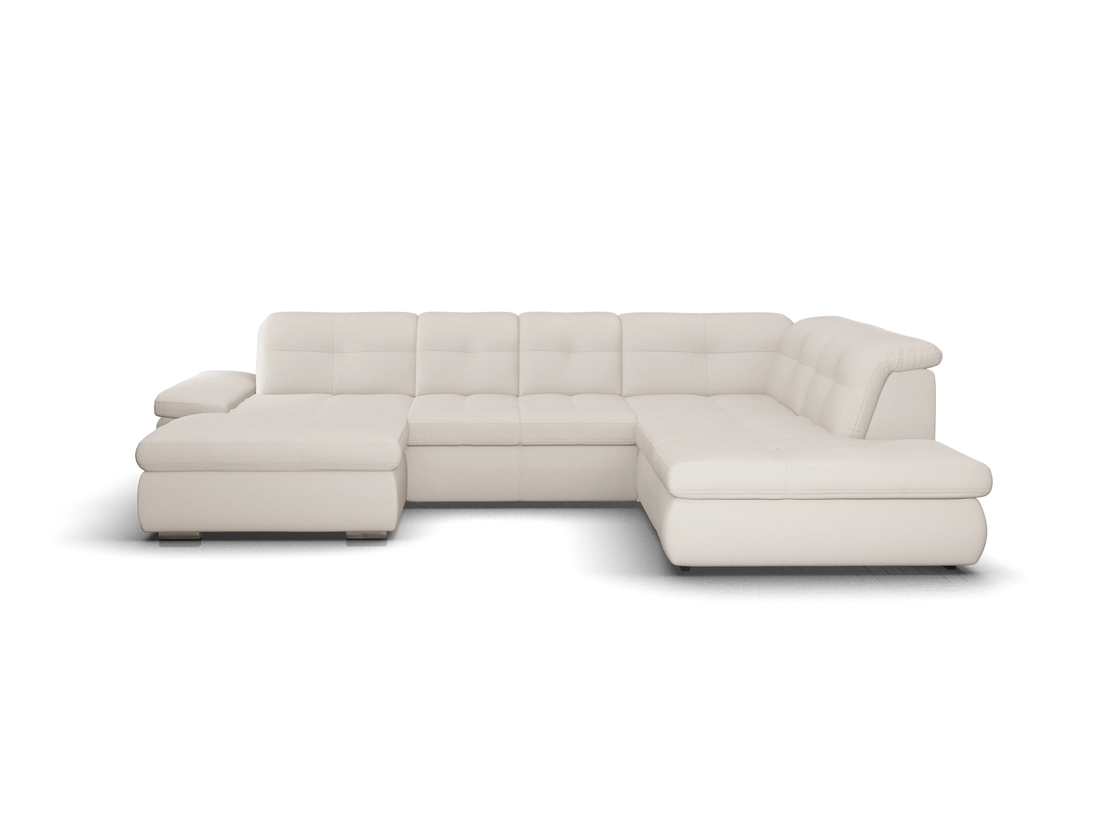 Sitz Concept smart 1001 Canape Small SE 1,5Aho L Ansicht des Produktes SC Smart 1001 Wohnlandschaft offen beidseitig in Stoff Beige