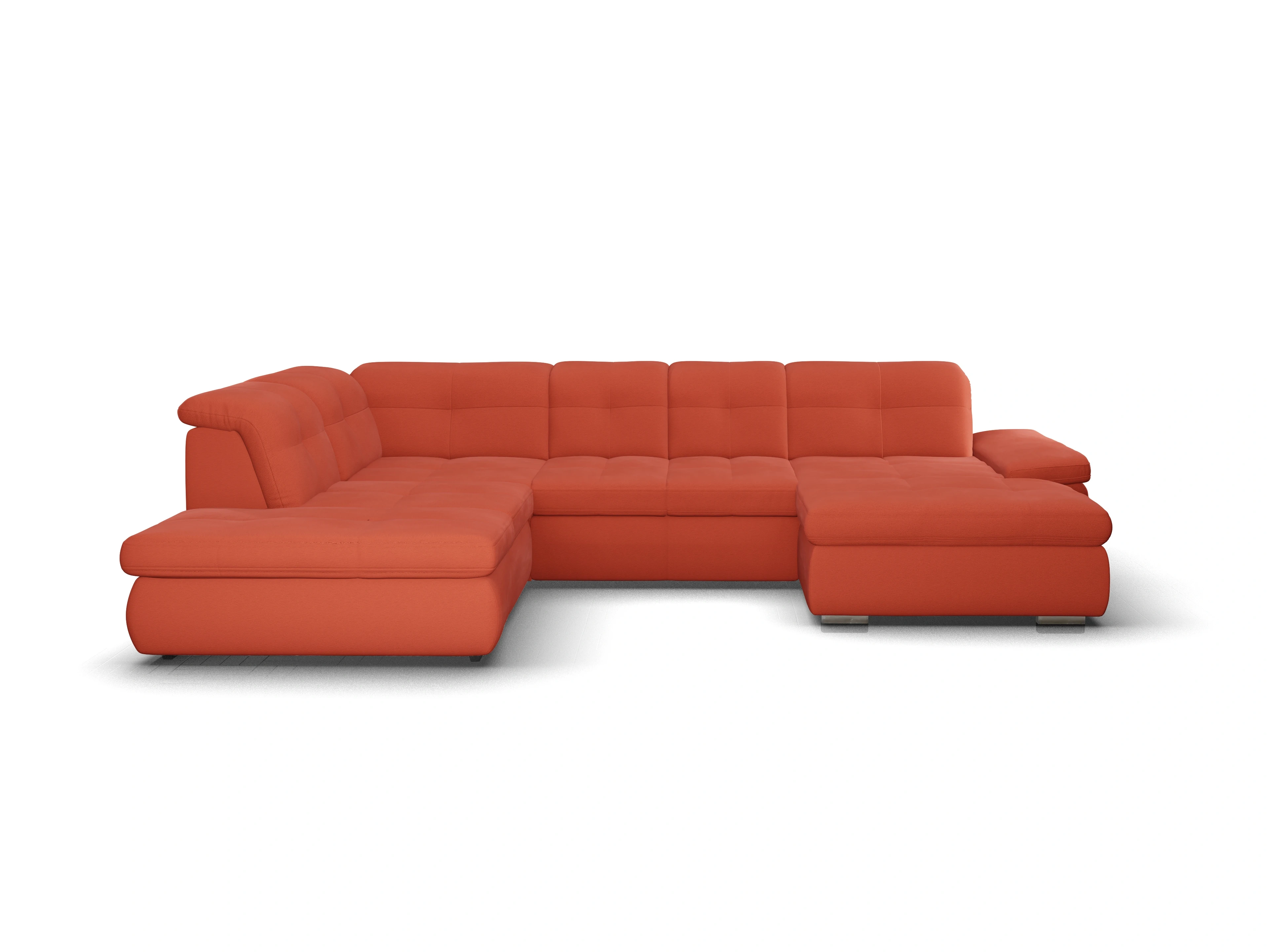 Sitz Concept smart 1001 Canapé Small SE 1,5Aho R Ansicht des Produktes SC Smart 1001 Wohnlandschaft offen beidseitig in Stoff Orange
