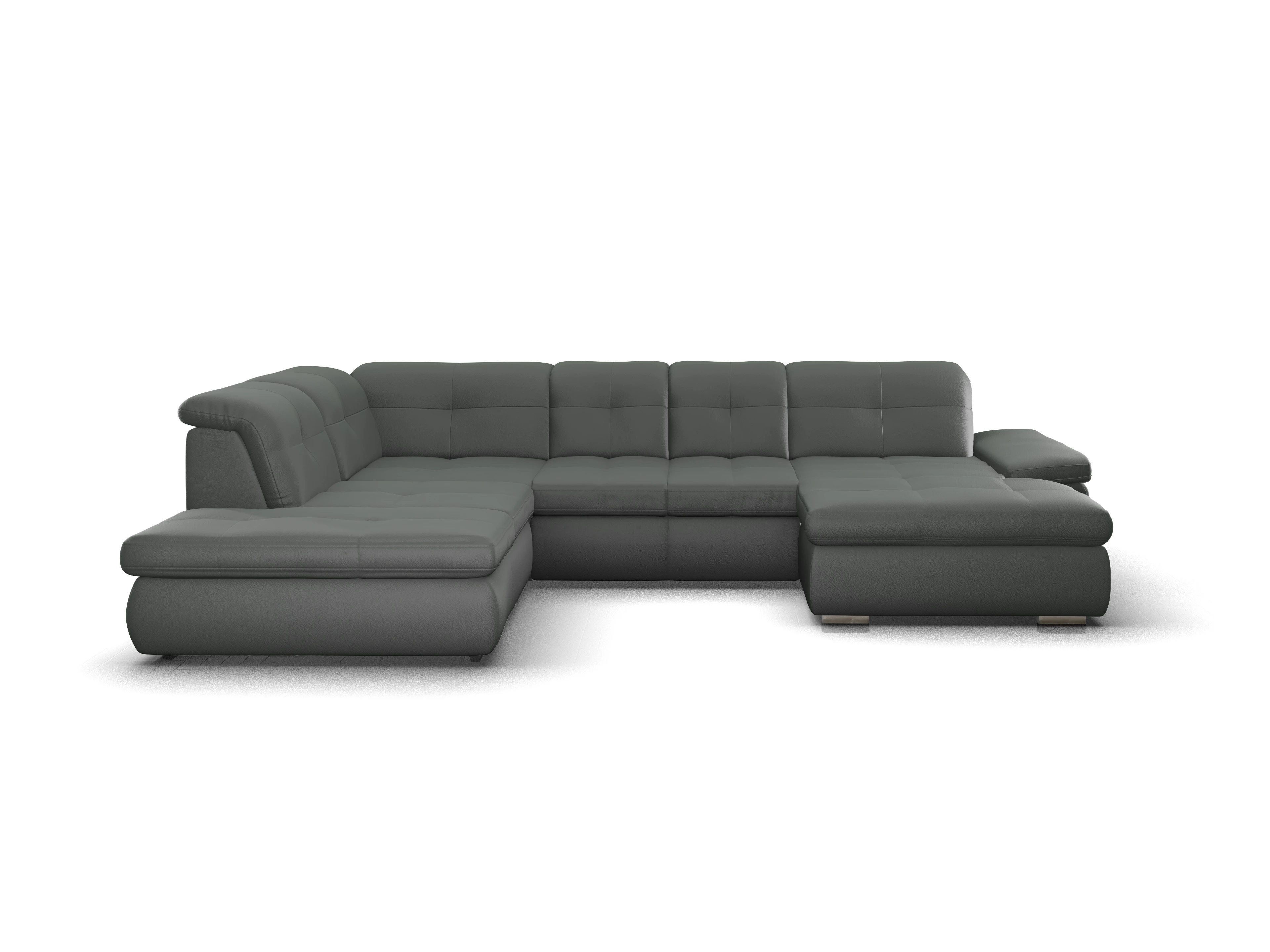 Sitz Concept smart 1001 Canapé Small SE 1,5Aho R Ansicht des Produktes SC Smart 1001 Wohnlandschaft offen beidseitig in Stoff Grau
