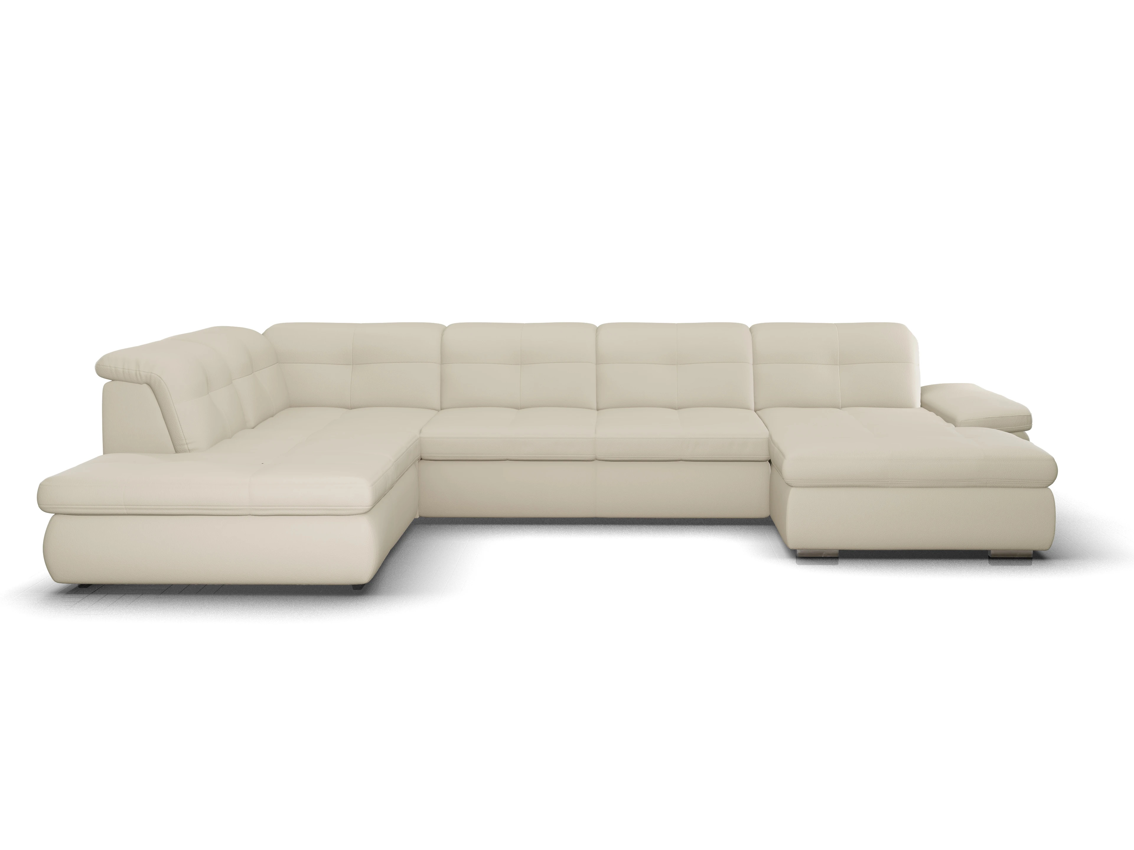 Sitz Concept smart 1001 Canapé Large SE 1,5Aho R Ansicht des Produktes SC Smart 1001 Wohnlandschaft offen beidseitig in Stoff Beige