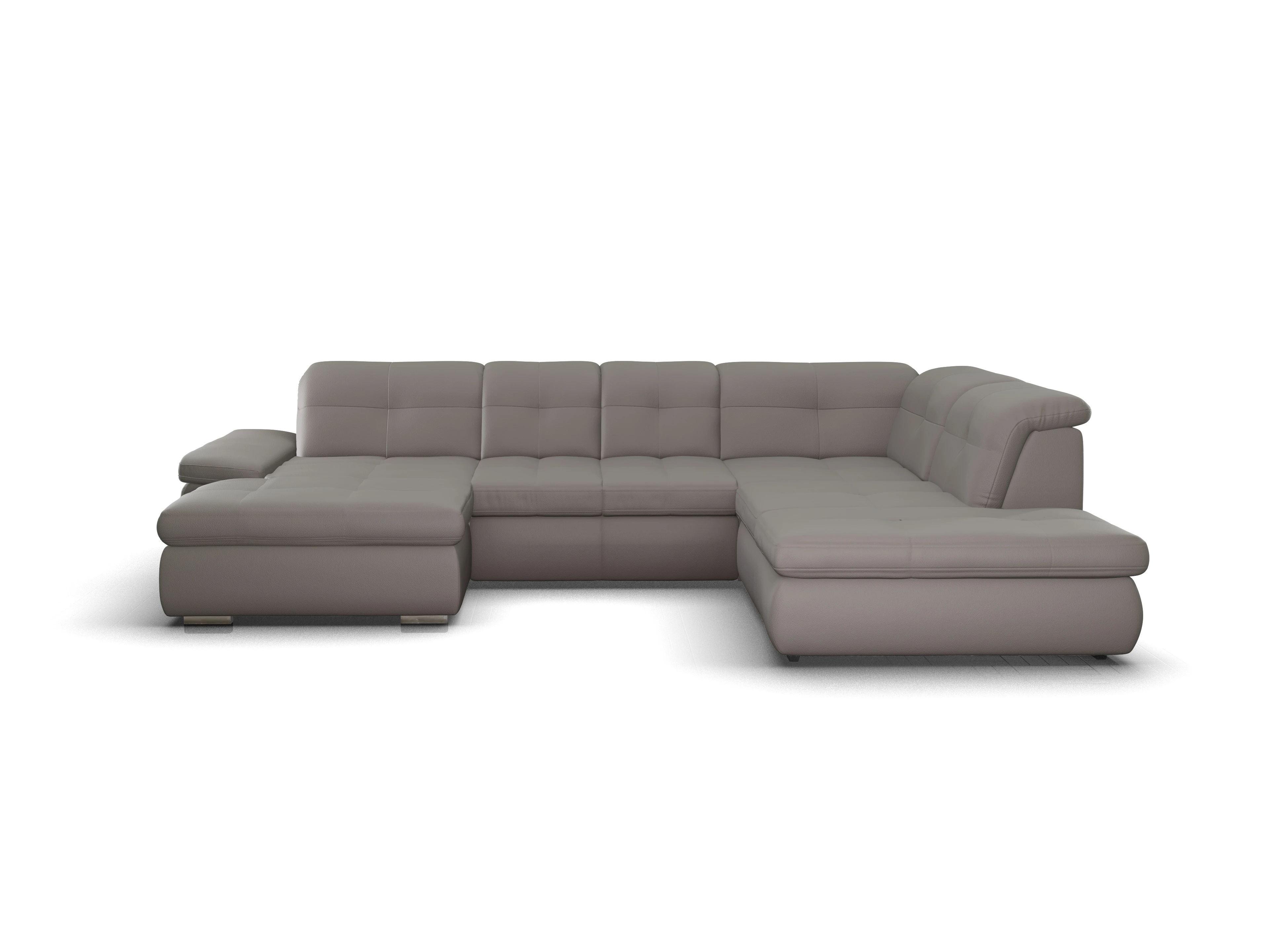Sitz Concept smart 1001 Canape Small SE 1,5Aho L Ansicht des Produktes SC Smart 1001 Wohnlandschaft offen beidseitig in Stoff Braun