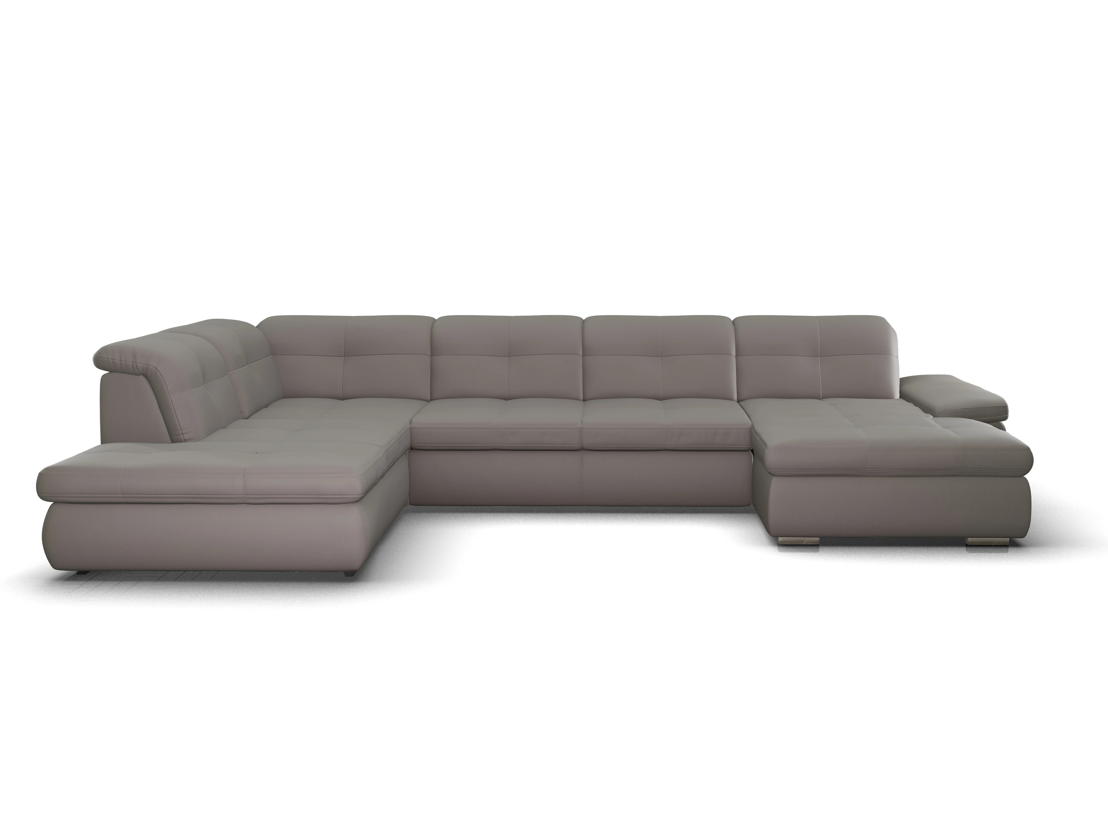 Sitz Concept smart 1001 Canapé Large SE 1,5Aho R Ansicht des Produktes SC Smart 1001 Wohnlandschaft offen beidseitig in Stoff Braun