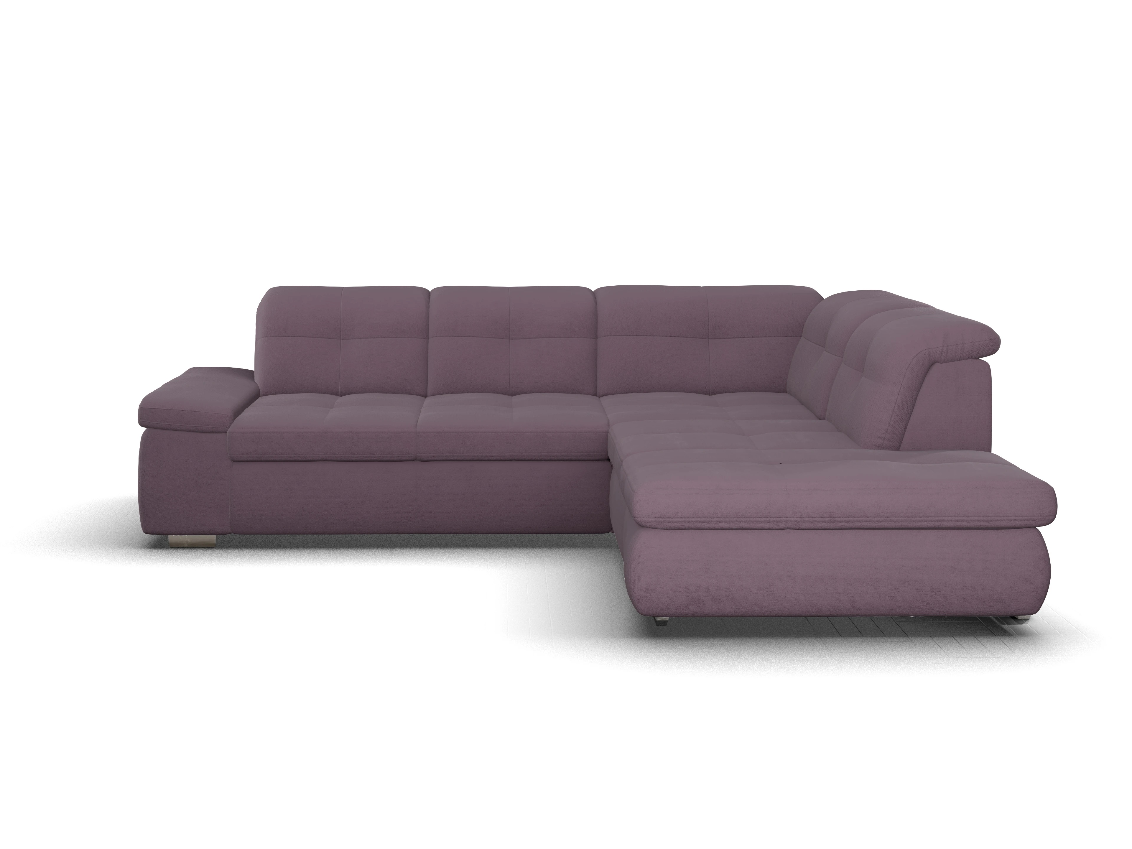 Sitz Concept smart 1001 Ecksofa 1,5Aho SE Medium R Ansicht des Produktes SC Smart 1001 Ecksofa rechts Abschluss offen in Stoff Rot