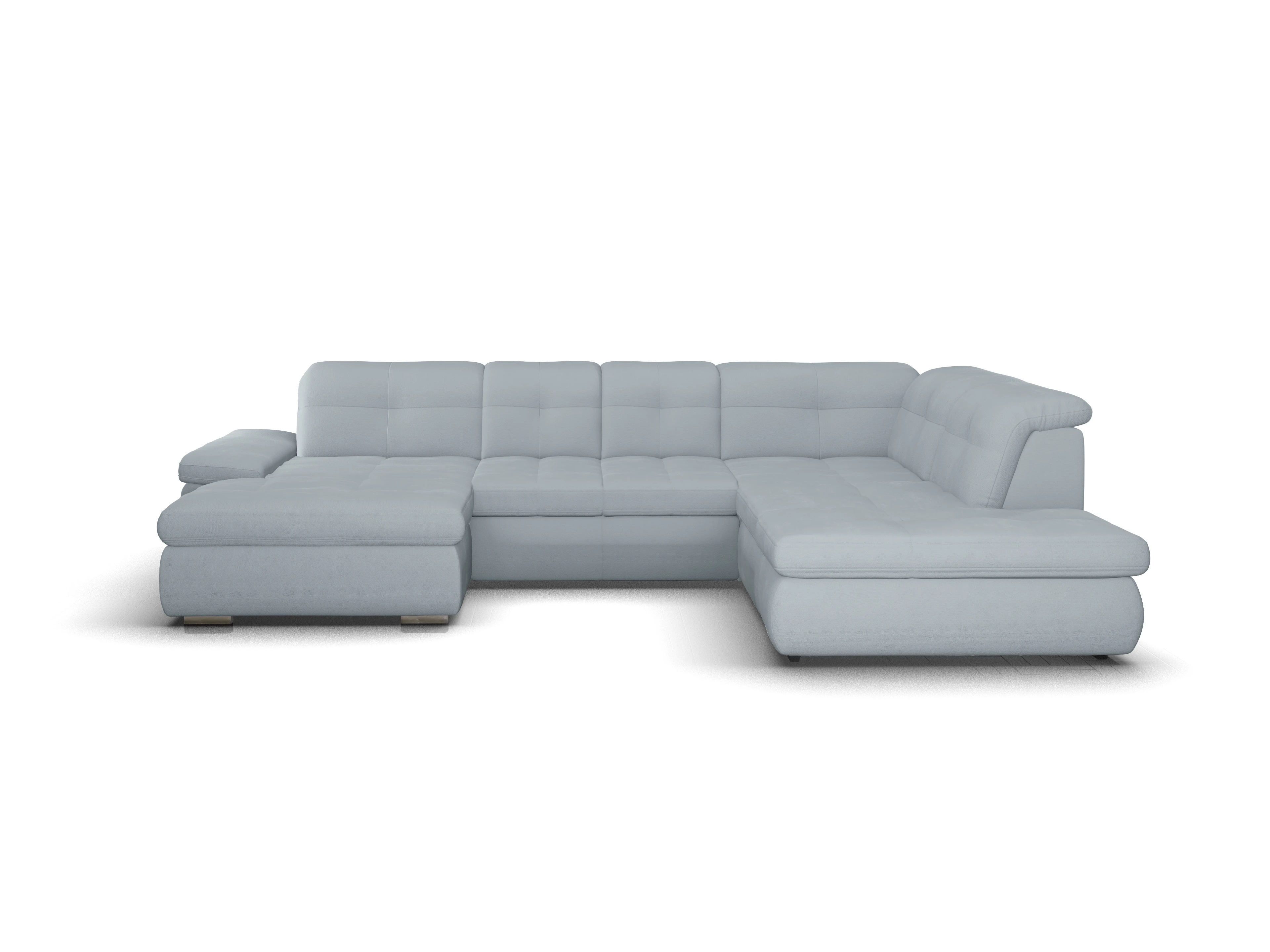 Sitz Concept smart 1001 Canape Small SE 1,5Aho L Ansicht des Produktes SC Smart 1001 Wohnlandschaft offen beidseitig in Stoff Blau