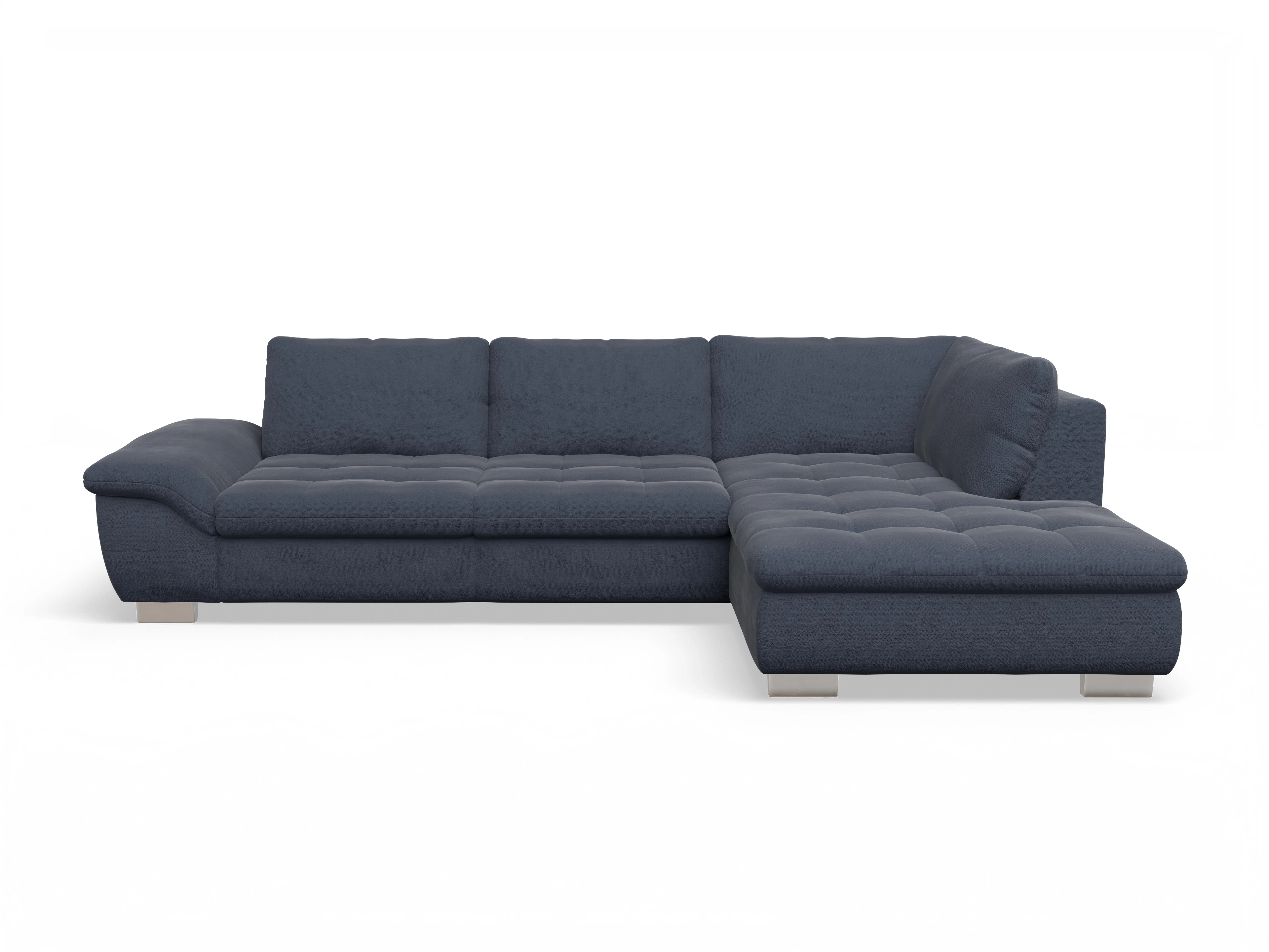 Sitz Concept smart 1007 Kombielement Large R Ansicht des Produktes SC Smart 1007 Ecksofa rechts Abschluss offen in Stoff Blau