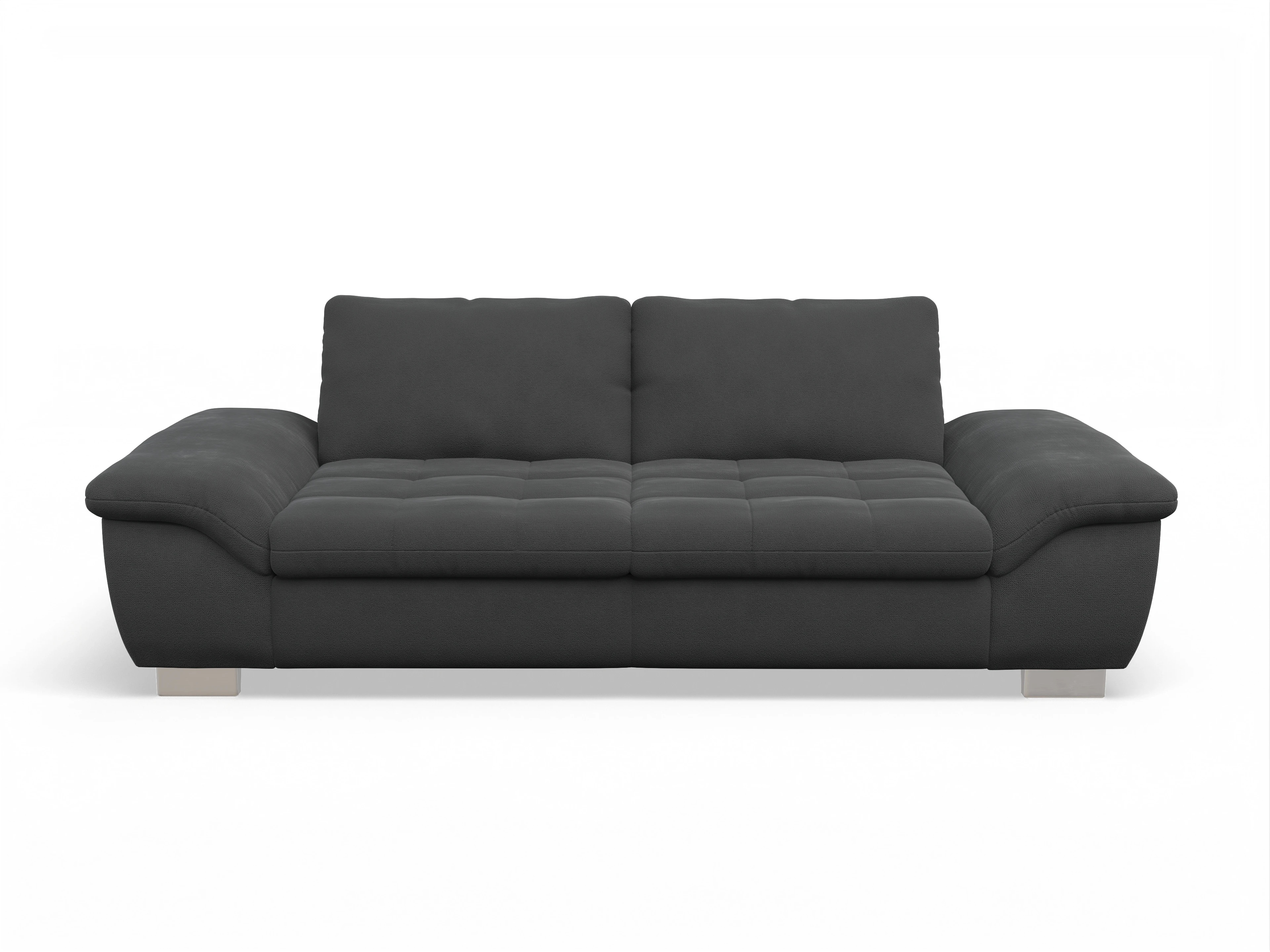 Ansicht des Produktes SC Smart 1007 3-Sitzer Sofa in Stoff Schwarz