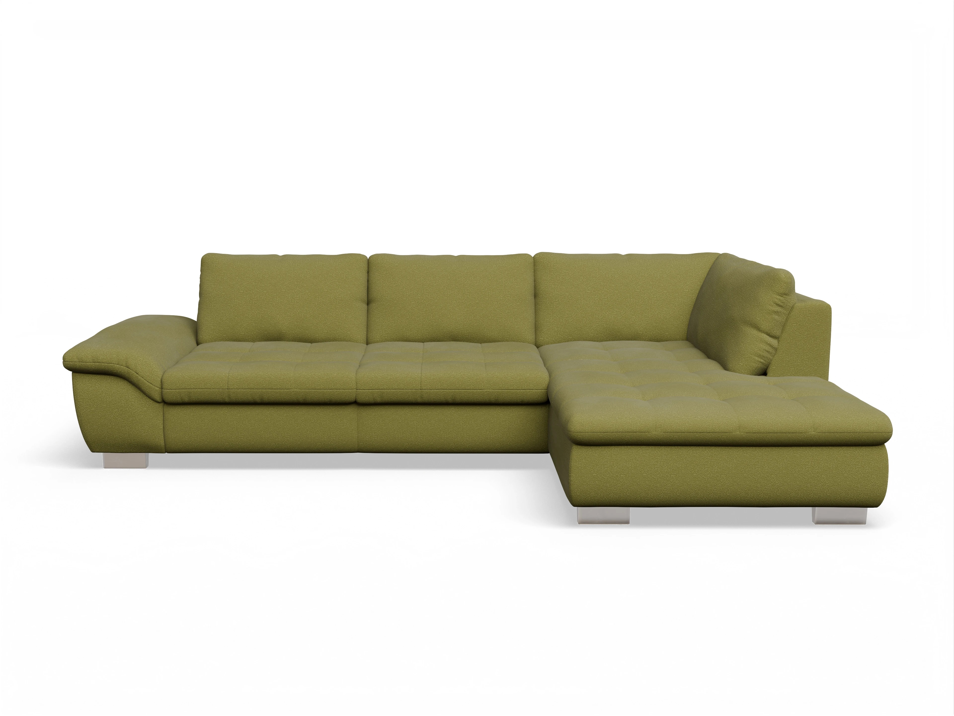 Sitz Concept smart 1007 Kombielement Large R Ansicht des Produktes SC Smart 1007 Ecksofa rechts Abschluss offen in Stoff Grün