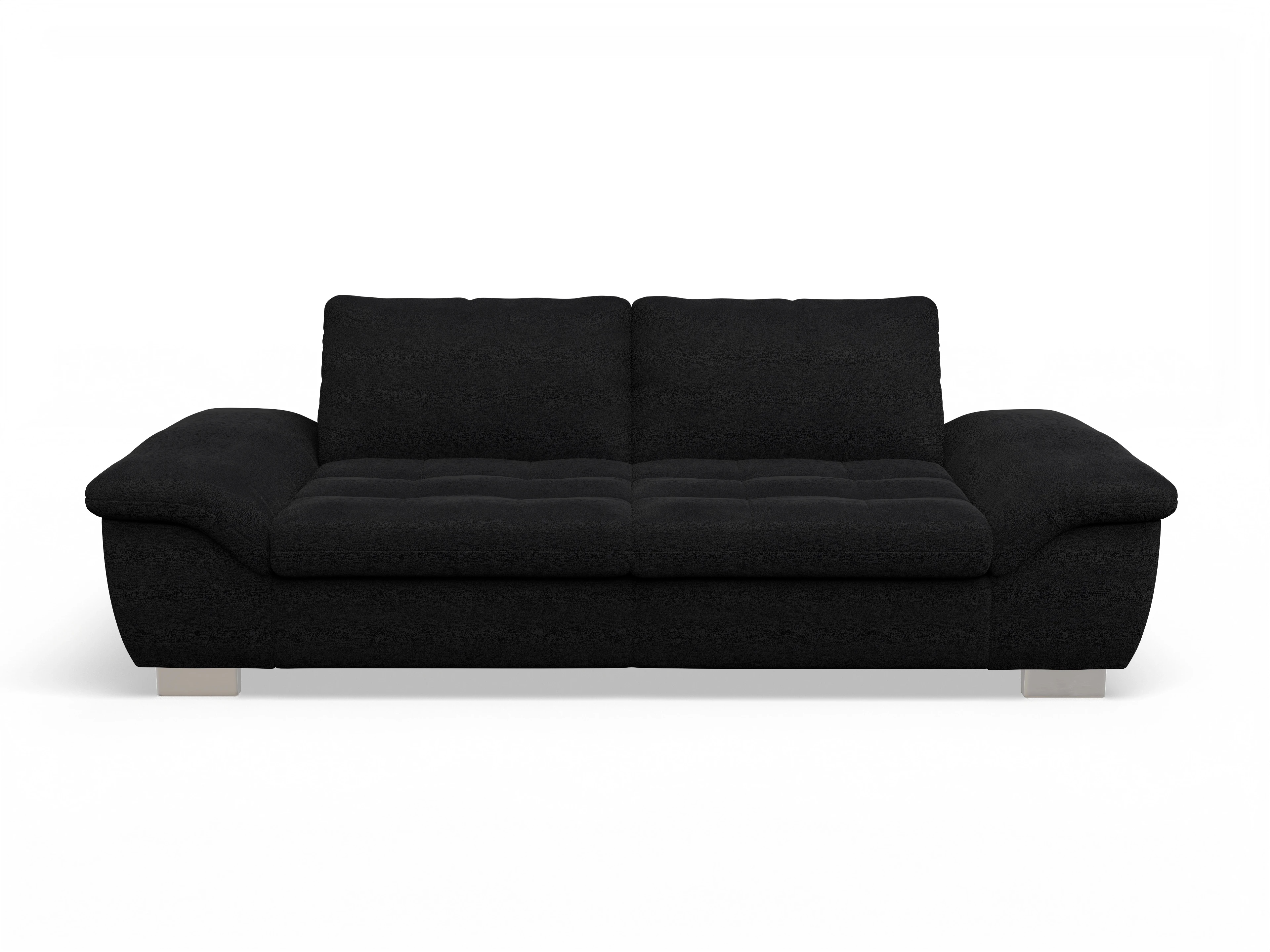 Ansicht des Produktes SC Smart 1007 3-Sitzer Sofa in Stoff Schwarz