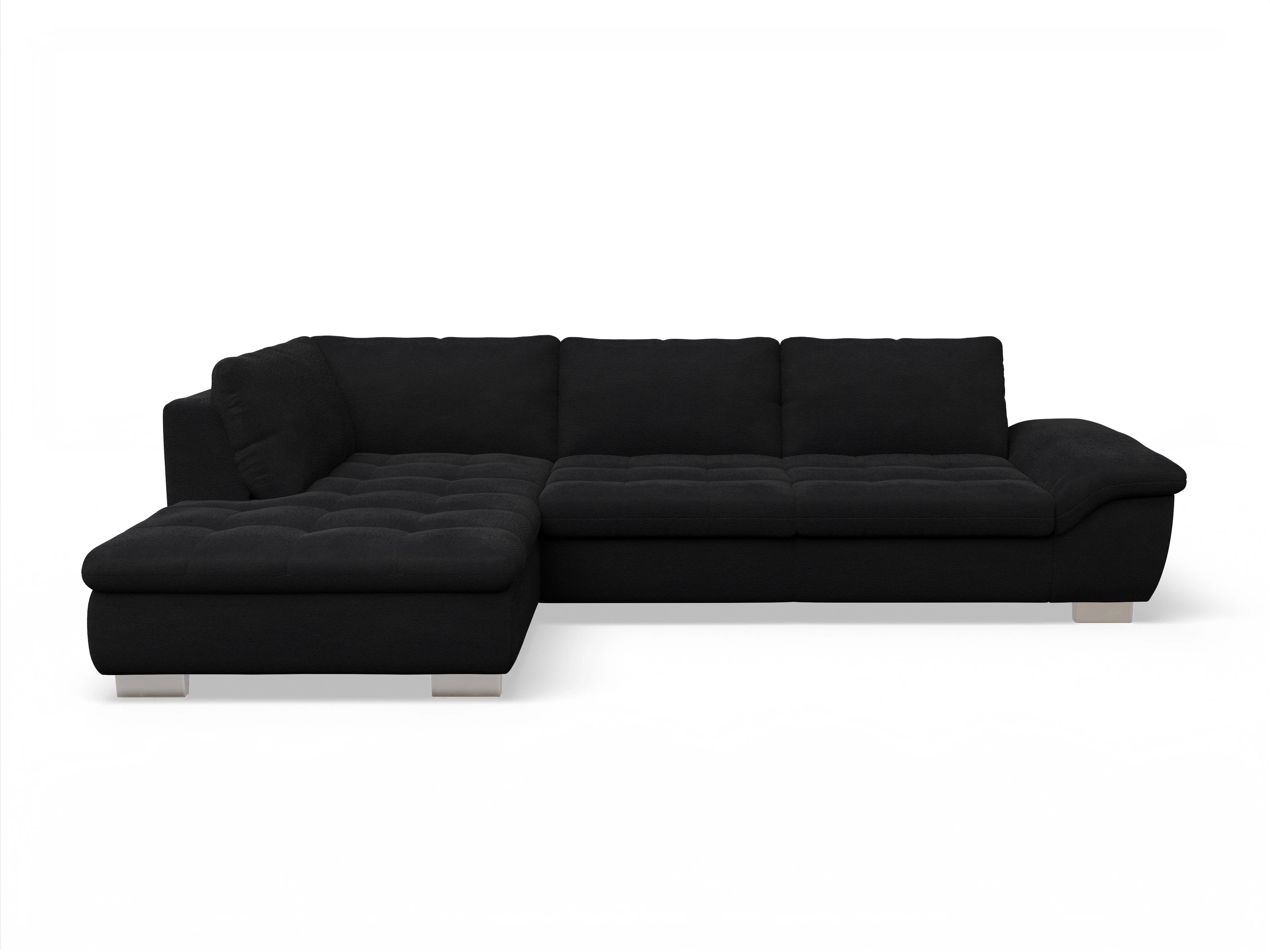 Sitz Concept smart 1007 Kombielement Large L Ansicht des Produktes SC Smart 1007 Ecksofa links Abschluss offen in Stoff Schwarz