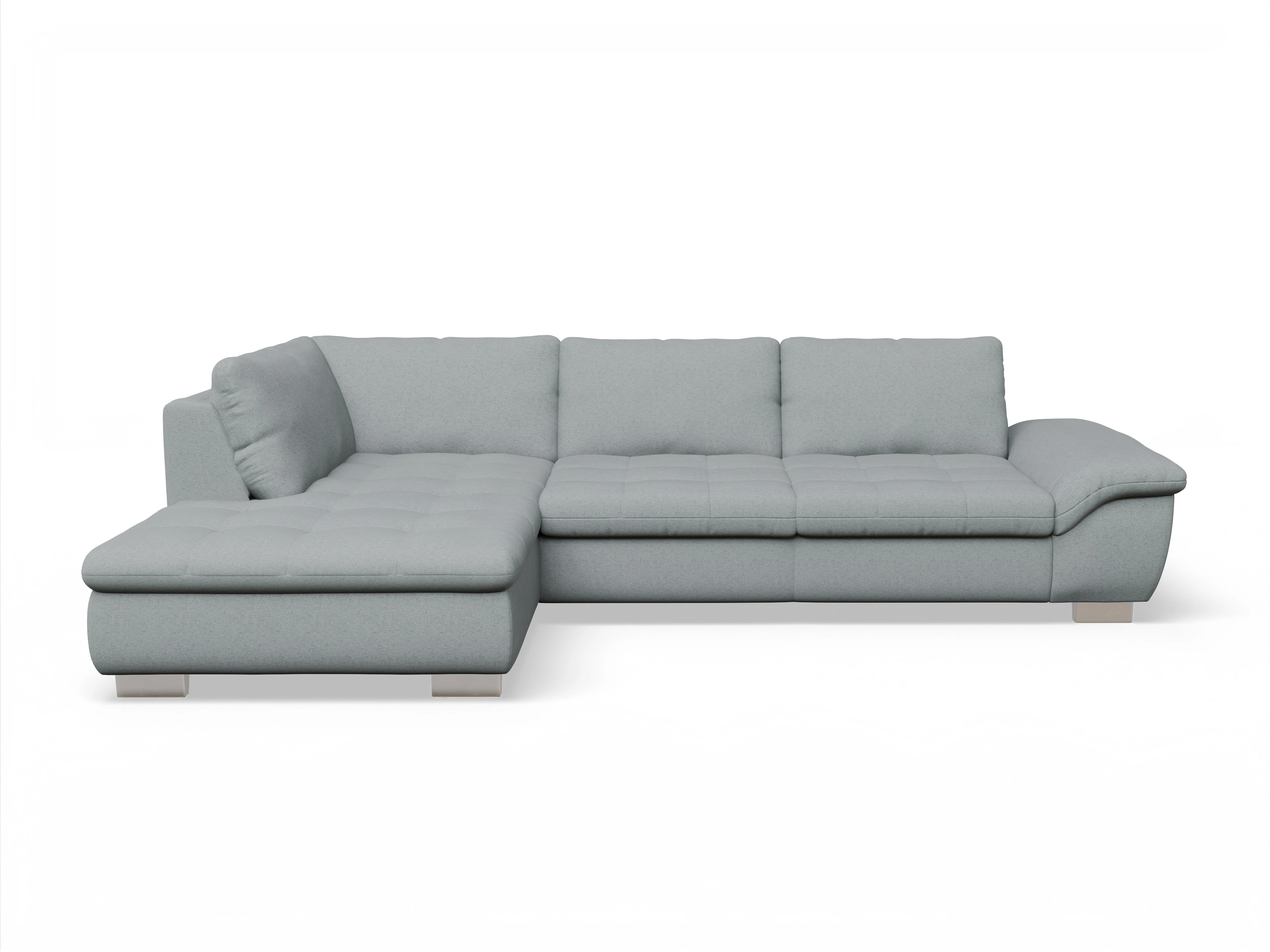 Sitz Concept smart 1007 Kombielement Large L Ansicht des Produktes SC Smart 1007 Ecksofa links Abschluss offen in Stoff Blau