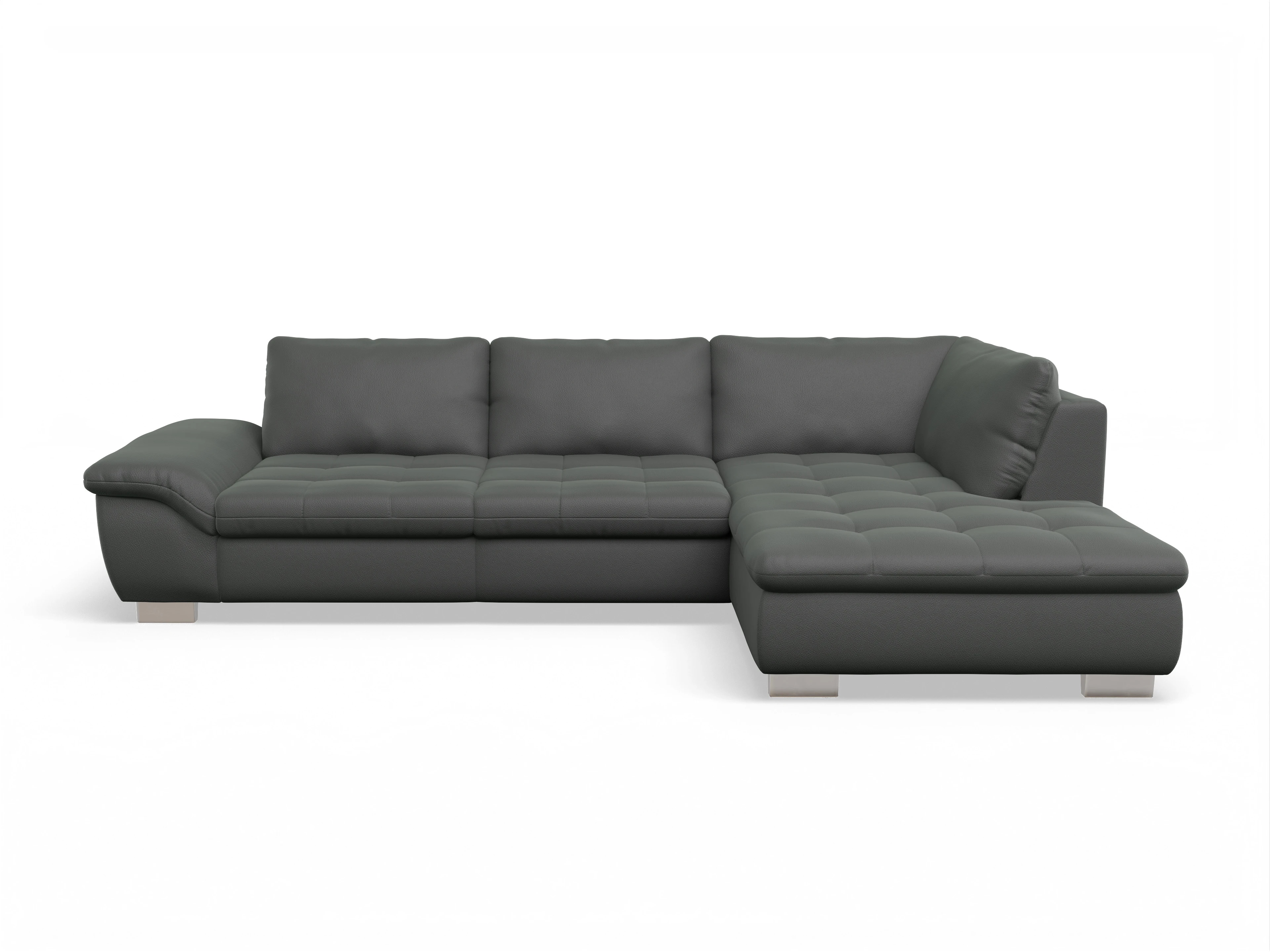 Sitz Concept smart 1007 Kombielement Large R Ansicht des Produktes SC Smart 1007 Ecksofa rechts Abschluss offen in Stoff Grau