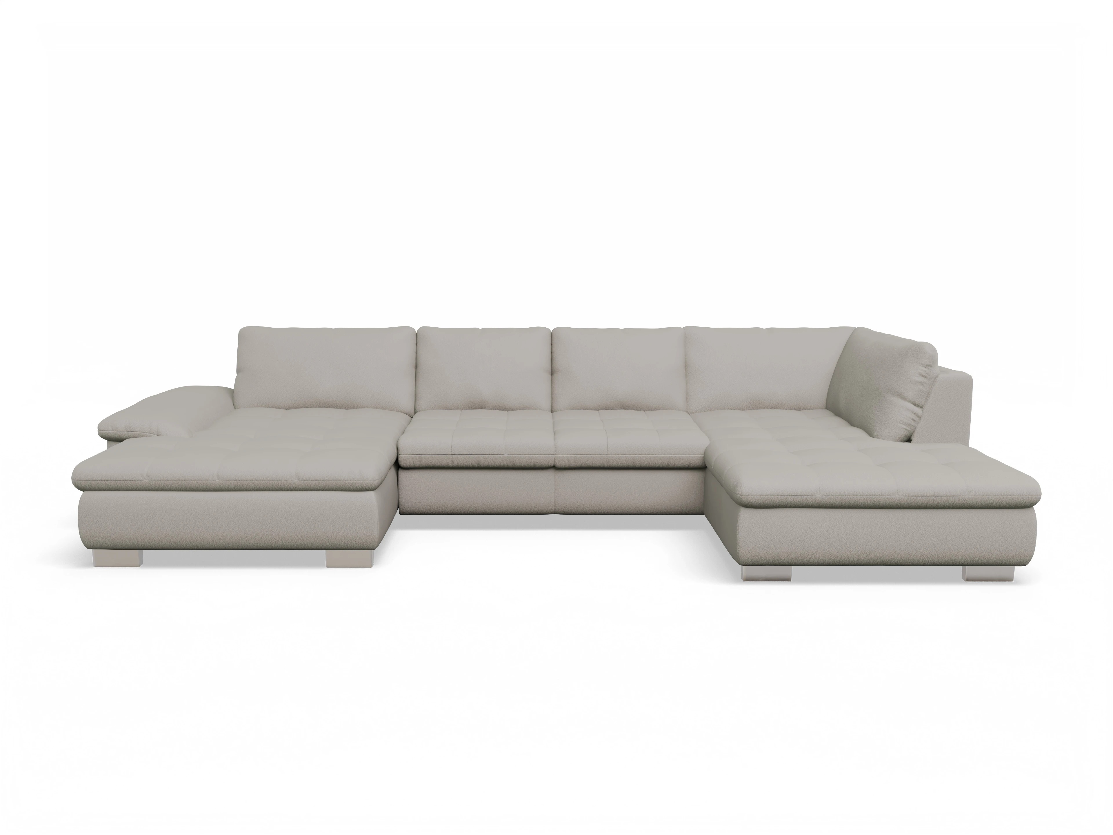 Ansicht des Produktes SC Smart 1007 Wohnlandschaft offen beidseitig in Stoff Beige