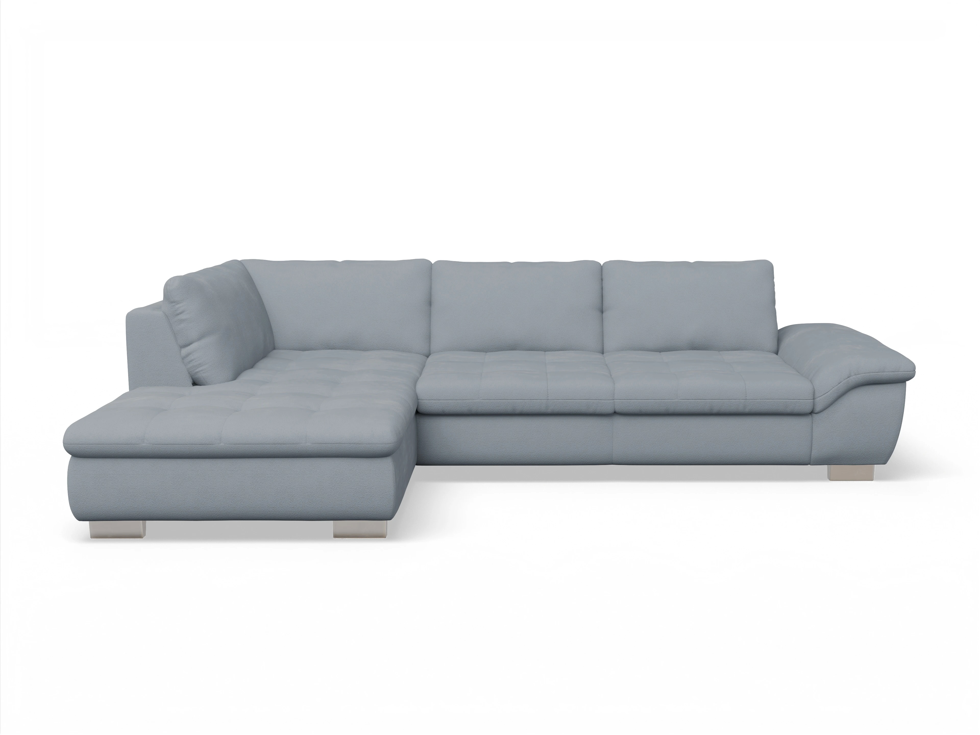 Sitz Concept smart 1007 Kombielement Large L Ansicht des Produktes SC Smart 1007 Ecksofa links Abschluss offen in Stoff Blau