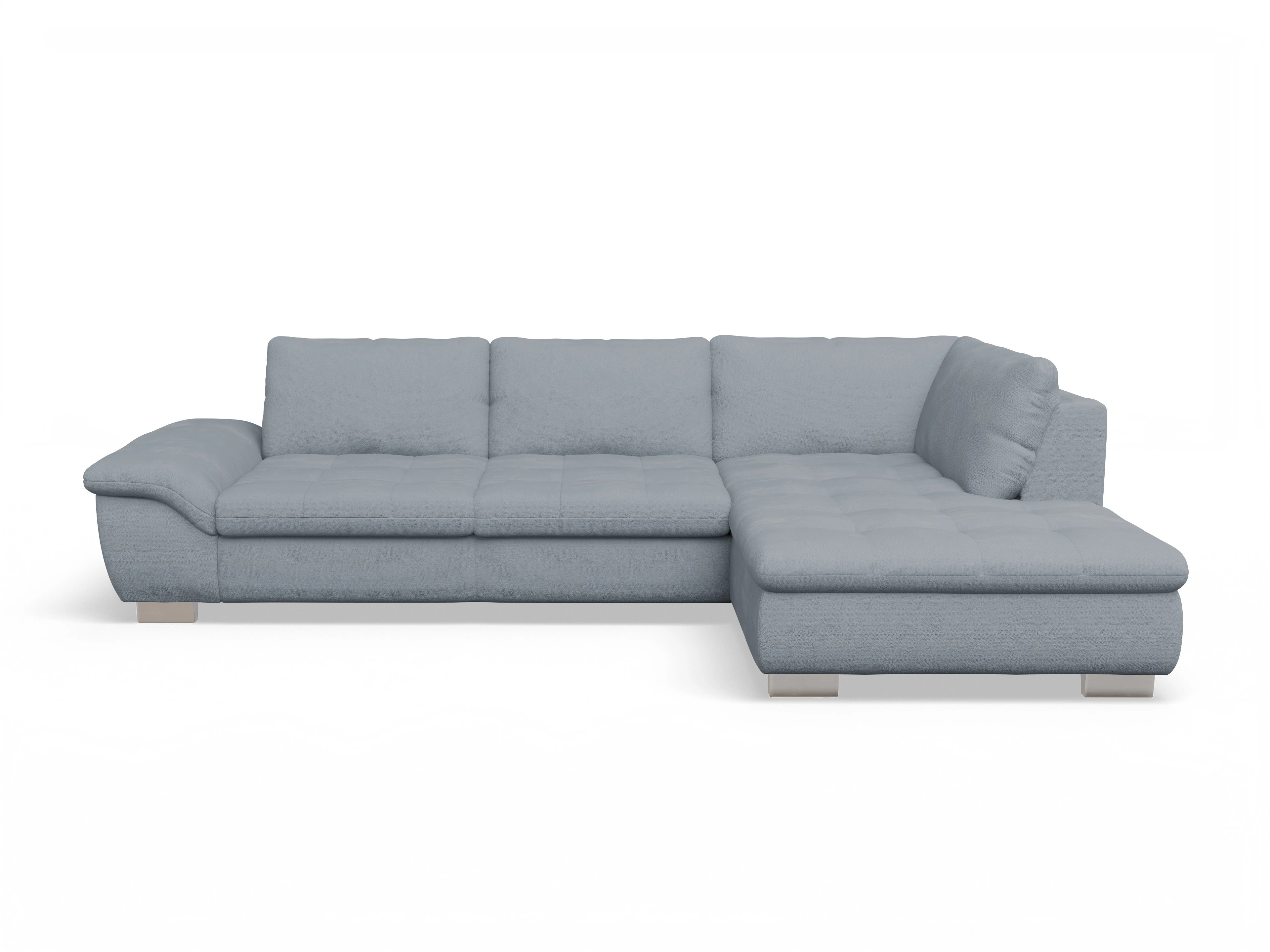 Sitz Concept smart 1007 Kombielement Large R Ansicht des Produktes SC Smart 1007 Ecksofa rechts Abschluss offen in Stoff Blau