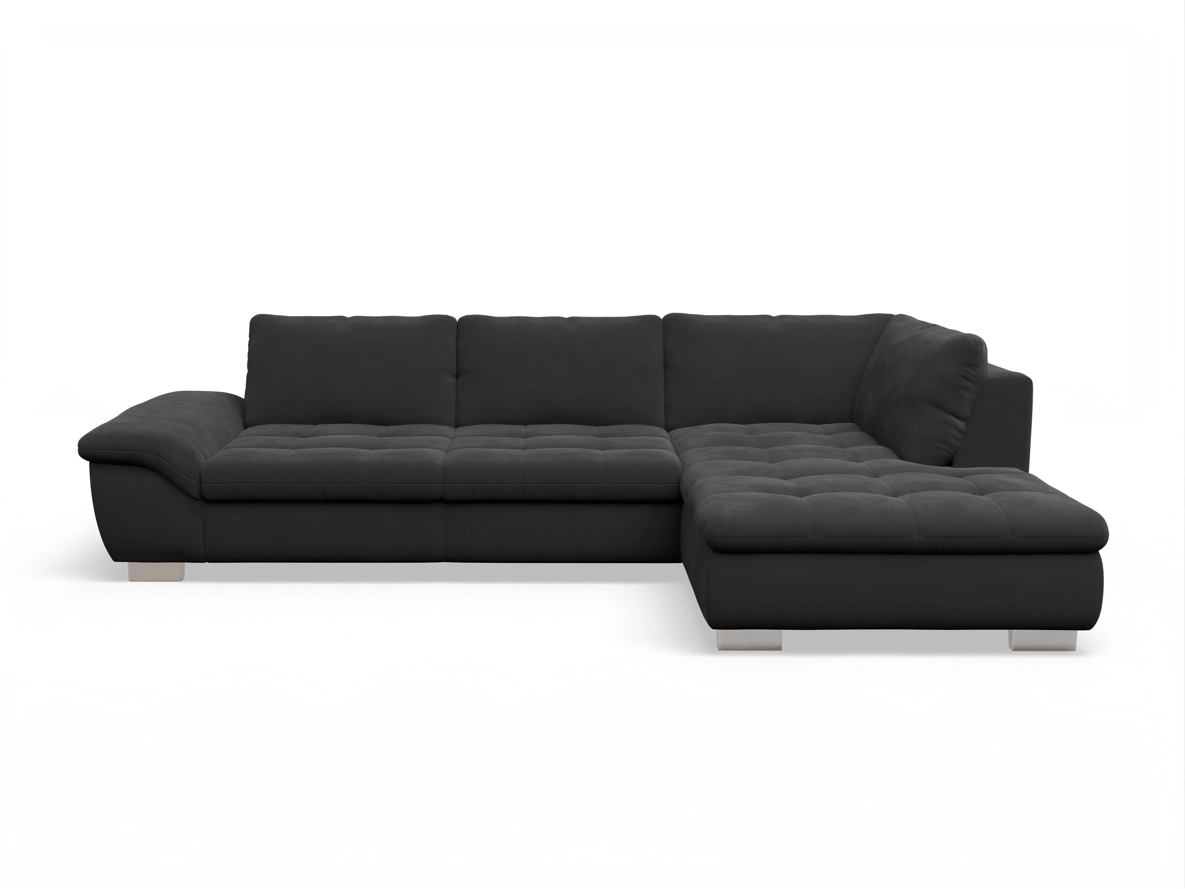 Sitz Concept smart 1007 Kombielement Large R Ansicht des Produktes SC Smart 1007 Ecksofa rechts Abschluss offen in Stoff Grau