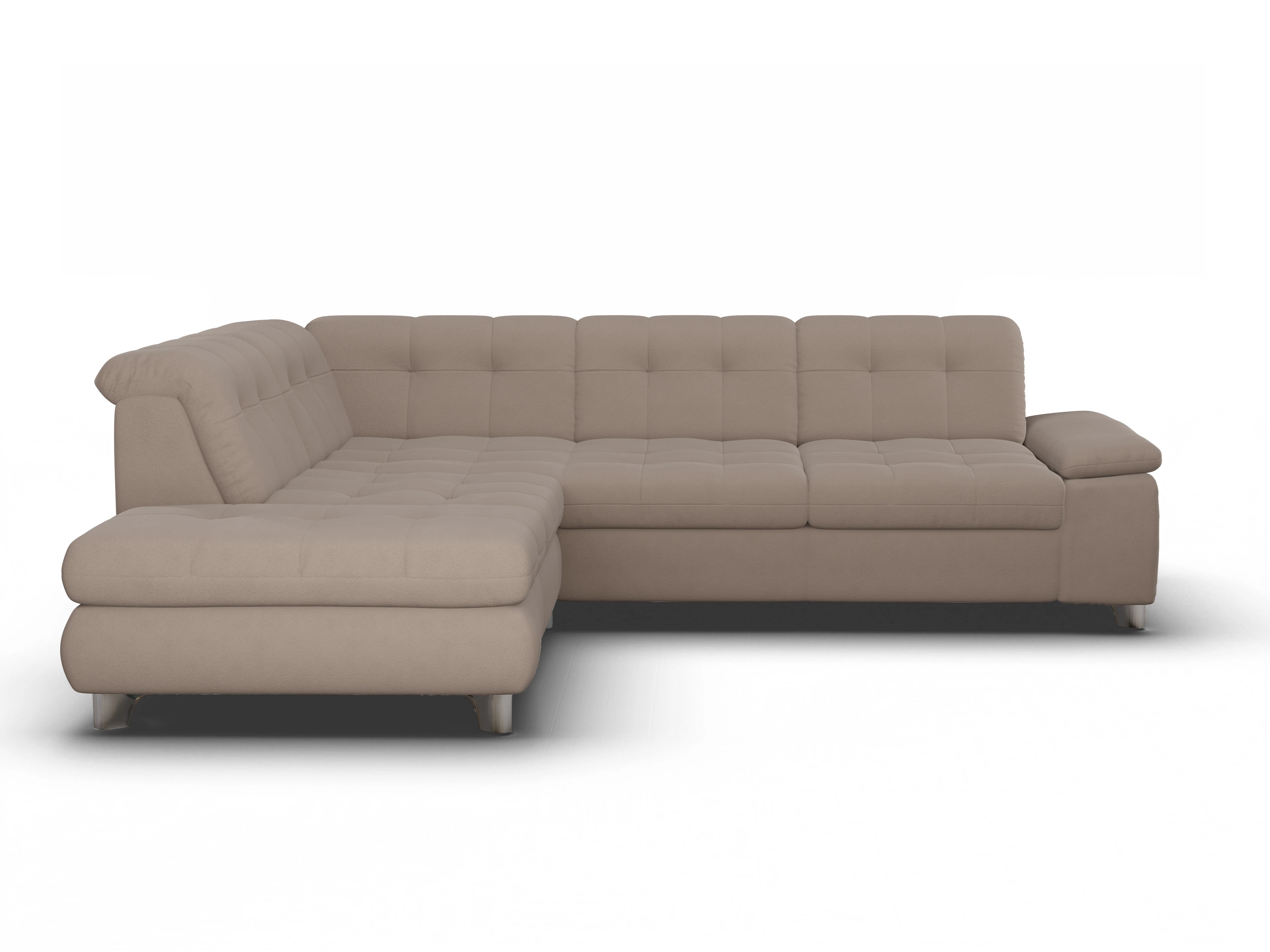 Sitz Concept smart 1012 SP15HO Large L Ansicht des Produktes SC Smart 1012 Ecksofa links Abschluss offen in Stoff Beige