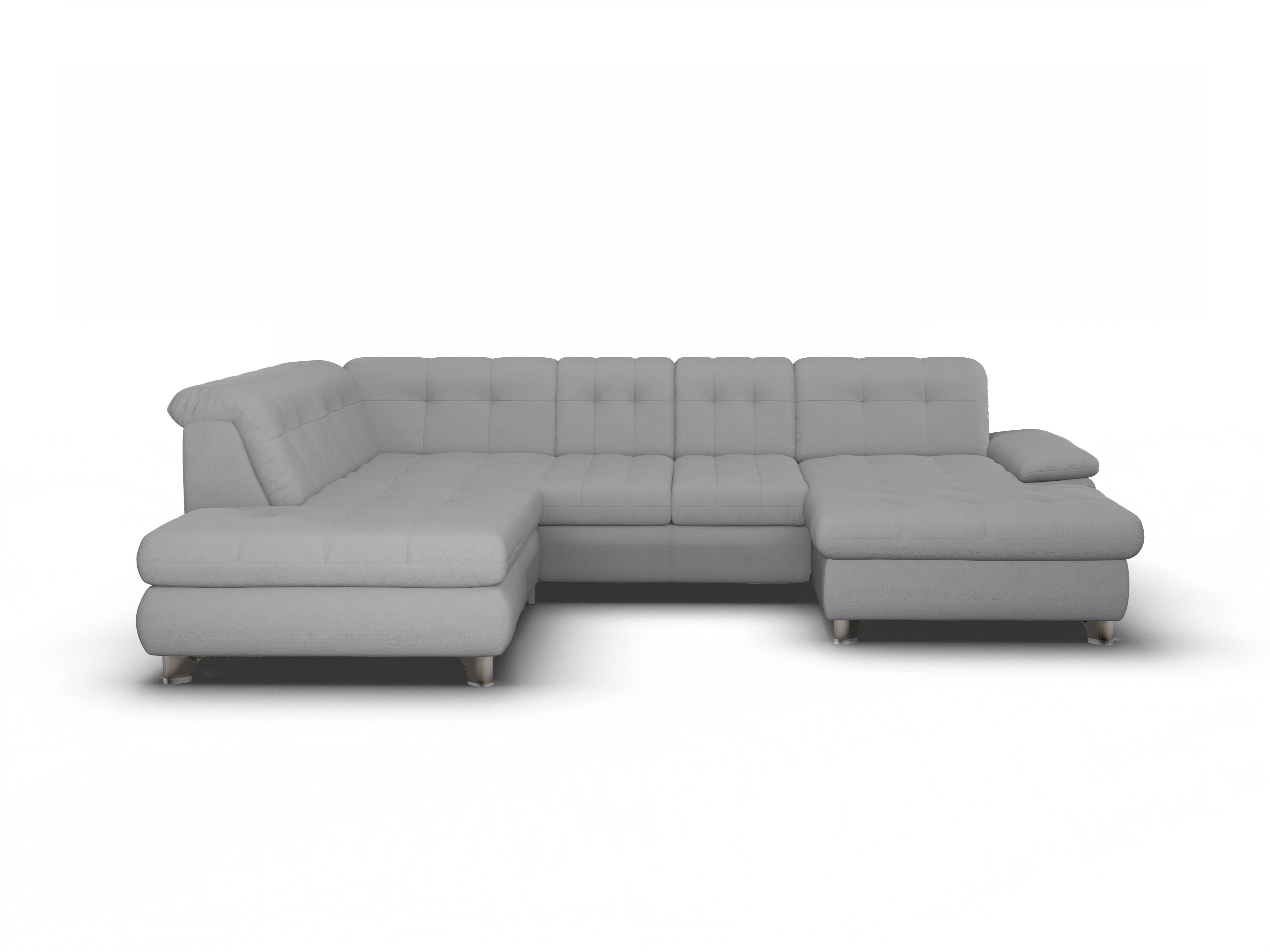 Sitz Concept smart 1012 Canapé Small SE1,5Aho R Ansicht des Produktes SC Smart 1012 Wohnlandschaft offen beidseitig in Stoff Grau