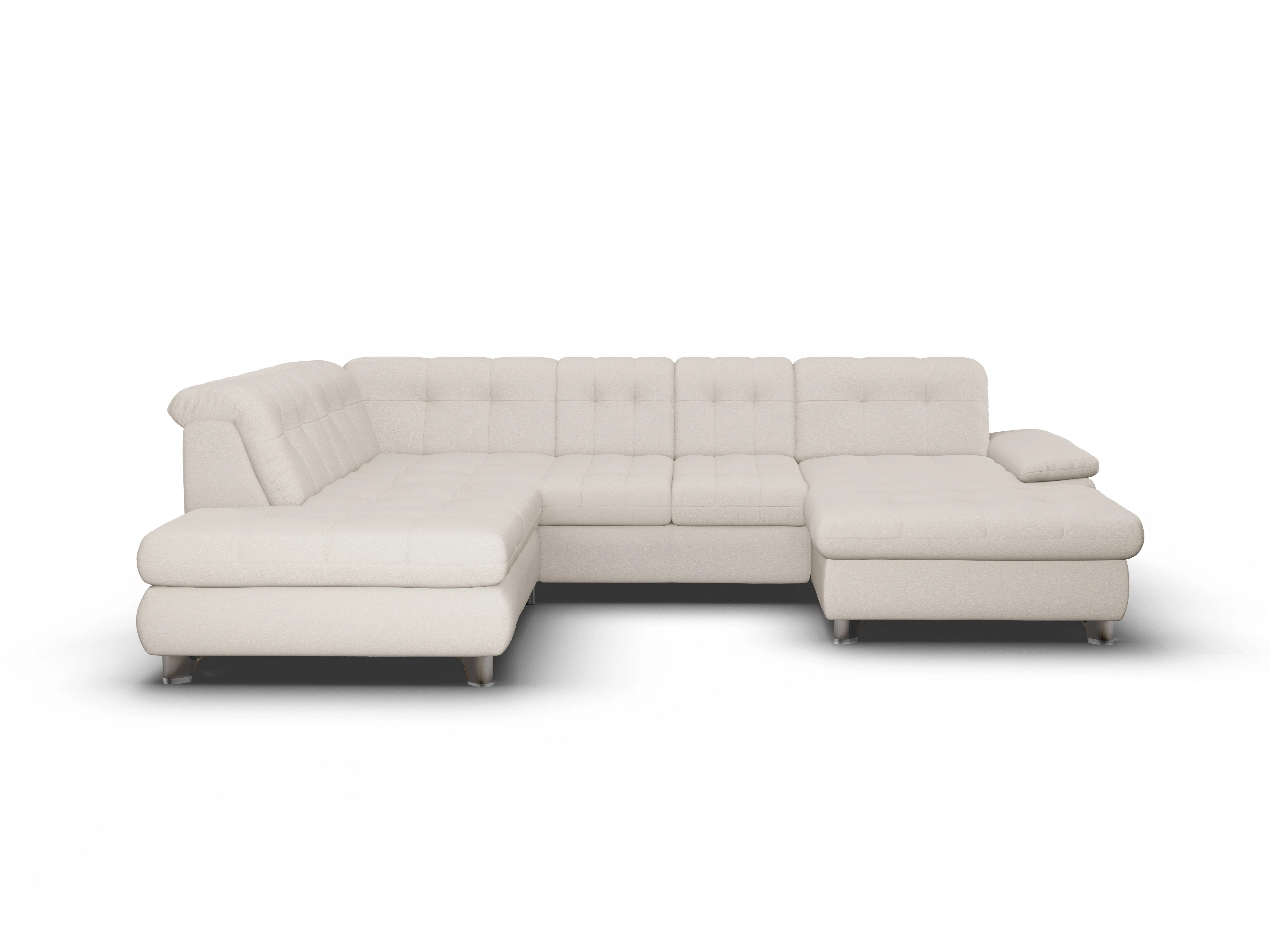 Sitz Concept smart 1012 Canapé Small SE1,5Aho R Ansicht des Produktes SC Smart 1012 Wohnlandschaft offen beidseitig in Stoff Beige