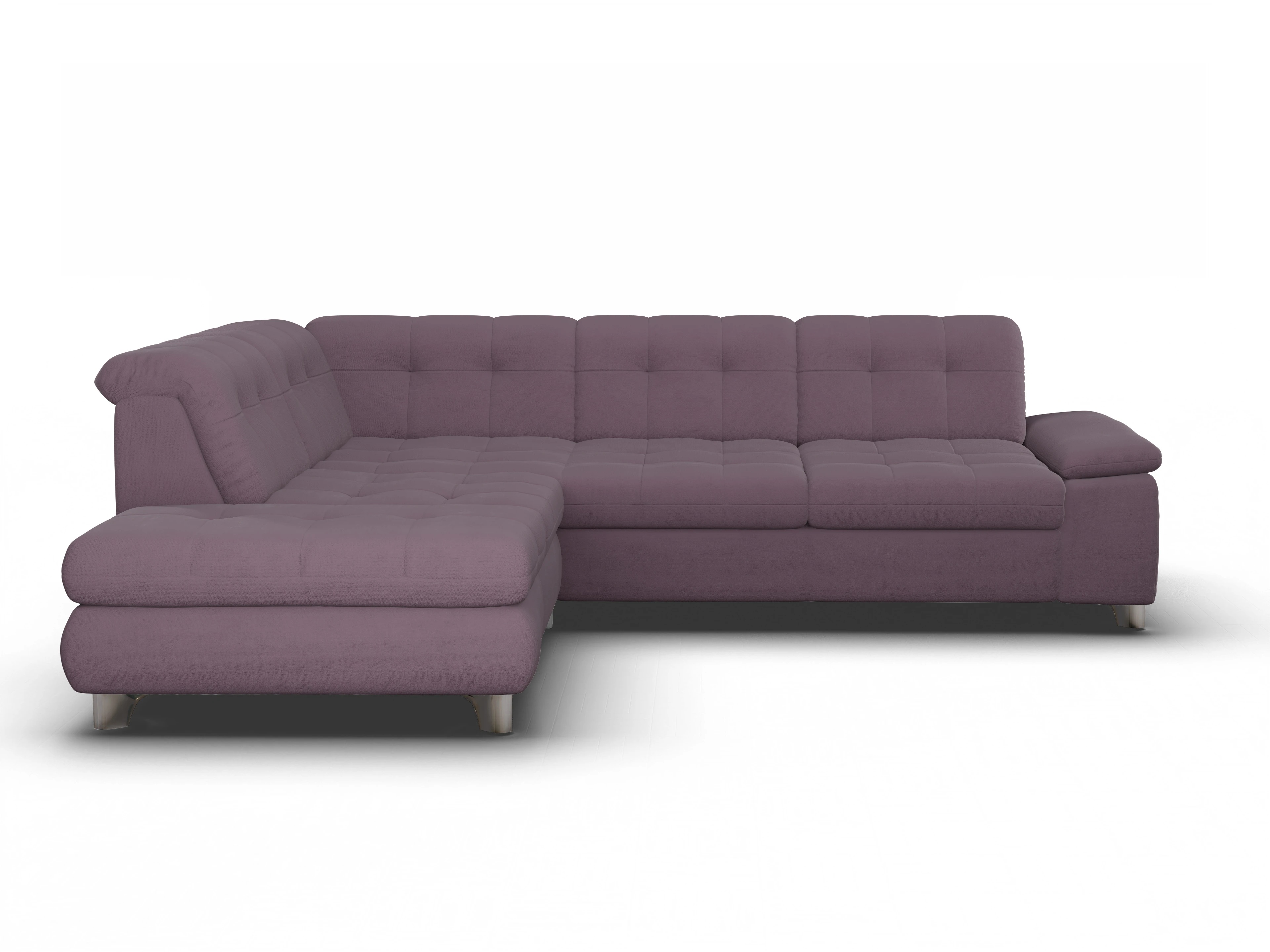 Ansicht des Produktes SC Smart 1012 Ecksofa links Abschluss offen in Stoff Rot