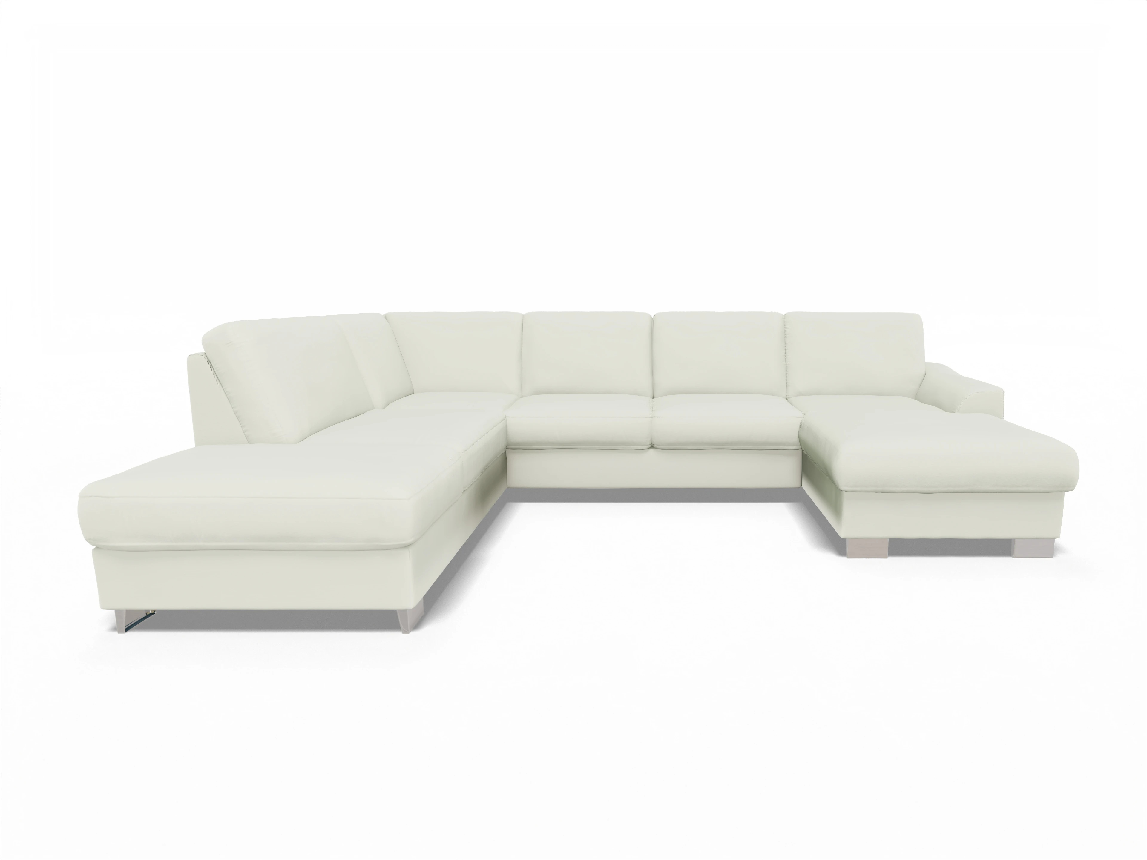 Ansicht des Produktes SC Family 1028 Wohnlandschaft offen beidseitig in Stoff Beige