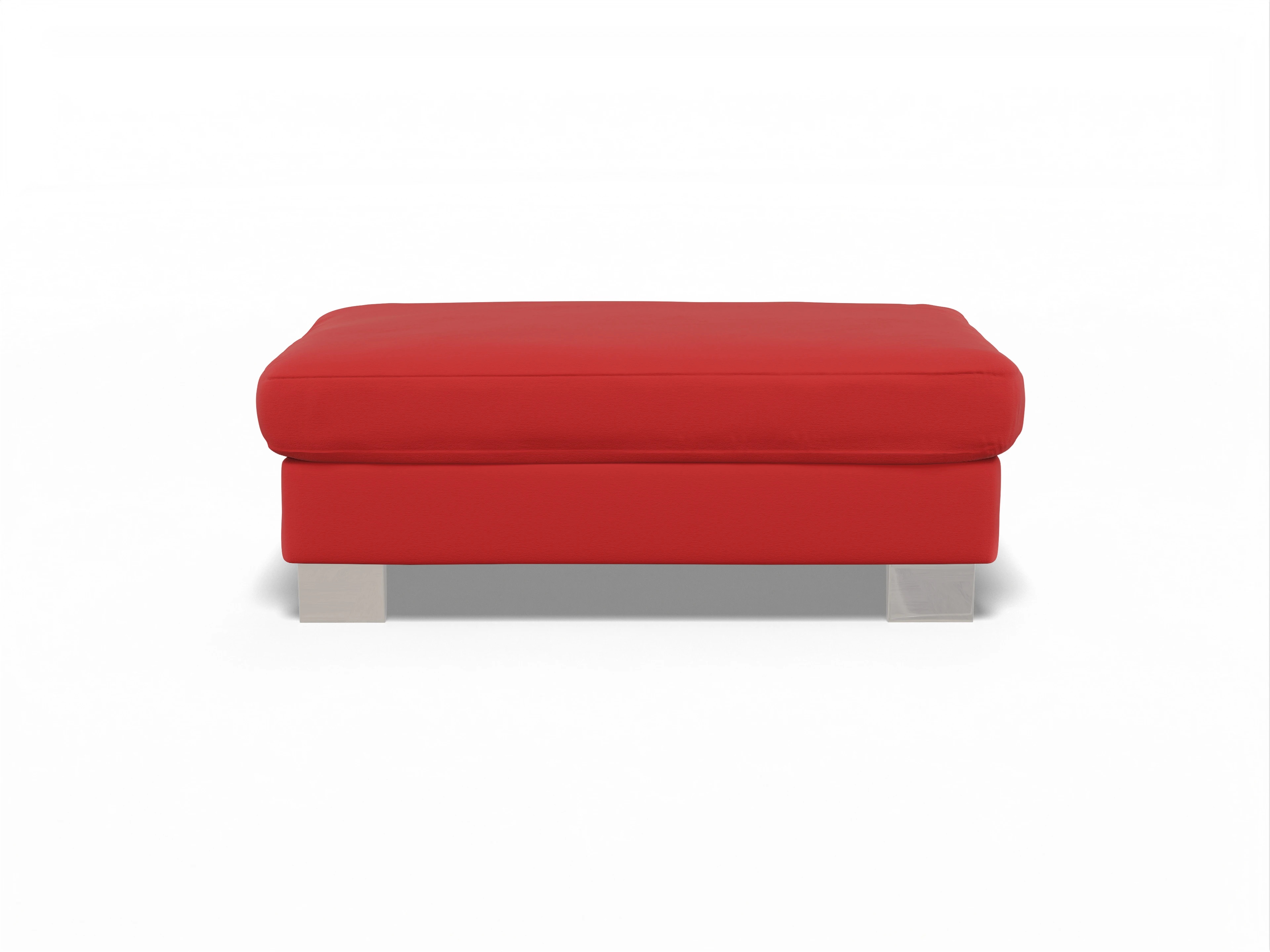 Sitz Concept Family 1028 Hockerbank Ansicht des Produktes SC Family 1028 Hocker in Stoff Rot