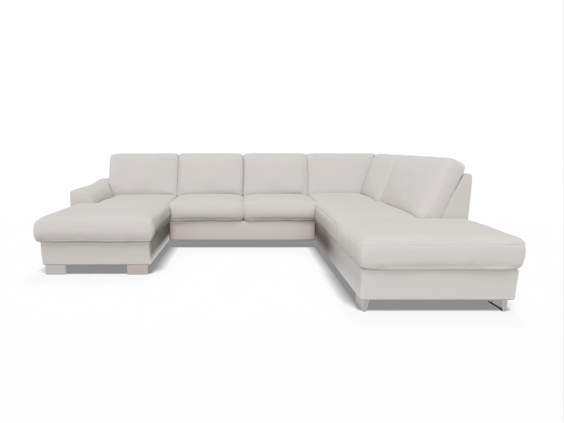 Ansicht des Produktes SC Family 1028 Wohnlandschaft offen beidseitig in Stoff Beige