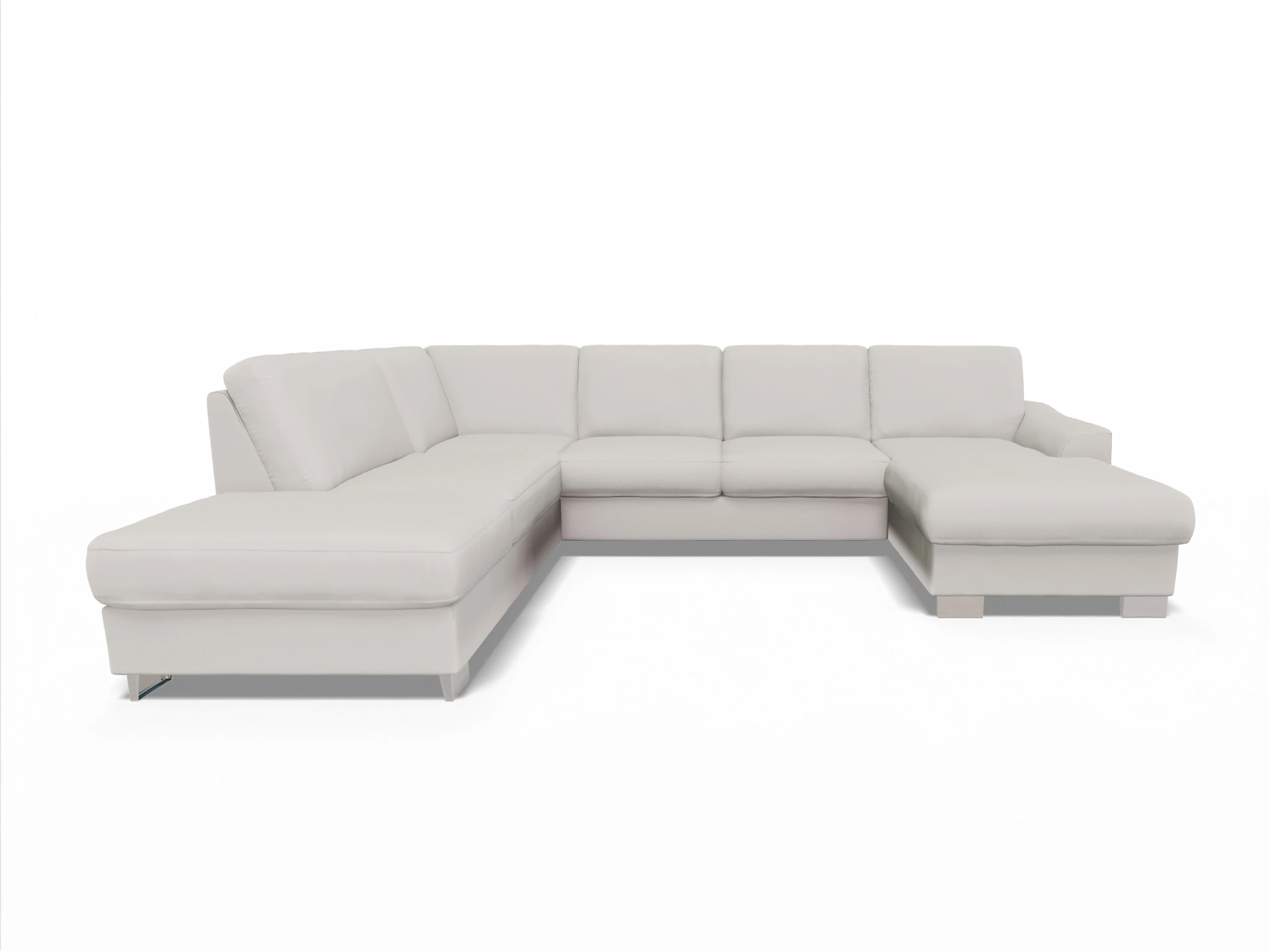 Ansicht des Produktes SC Family 1028 Wohnlandschaft offen beidseitig in Stoff Beige