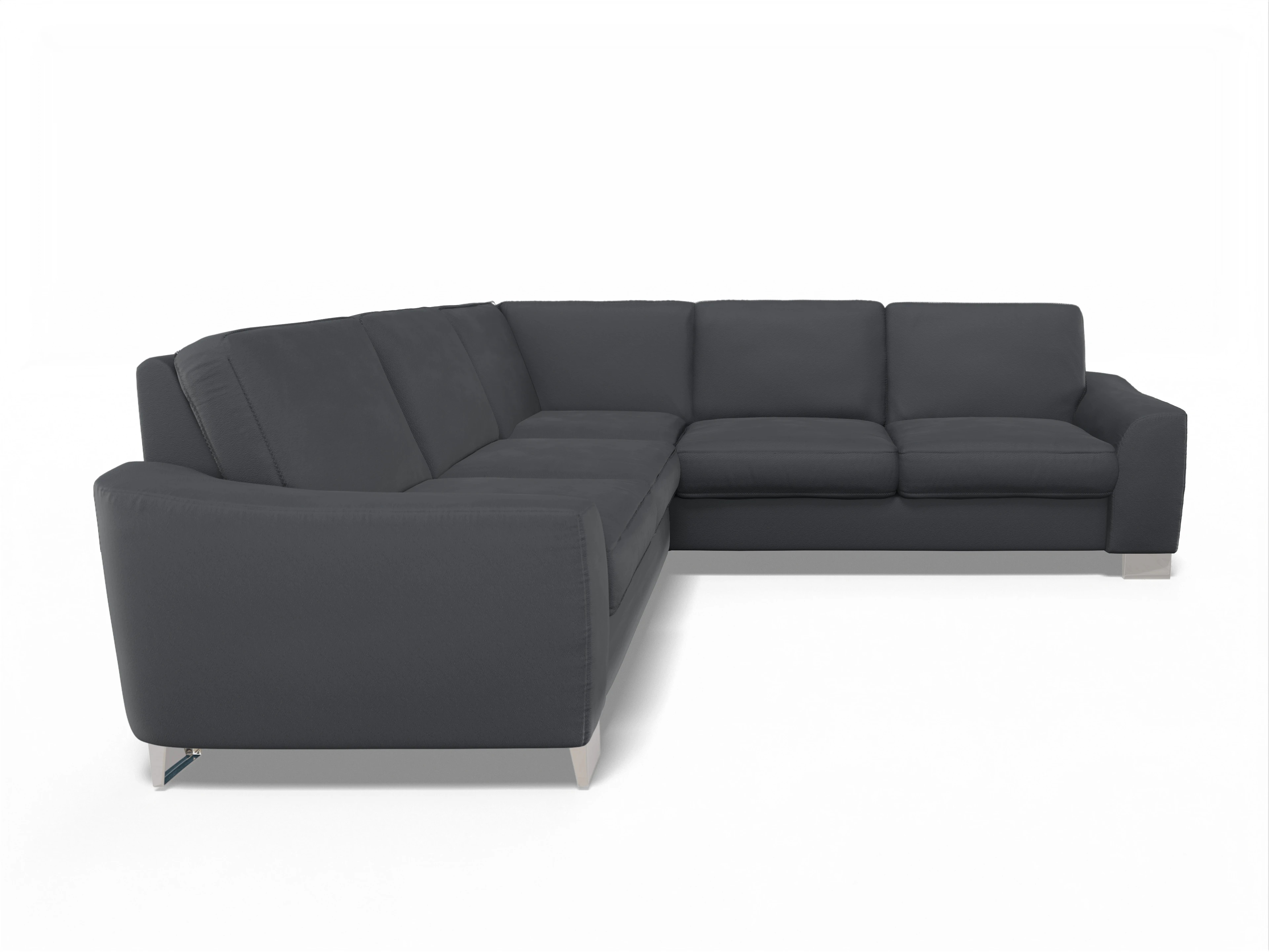 Ansicht des Produktes SC Family 1028 Ecksofa gleichschenklig in Stoff Grau