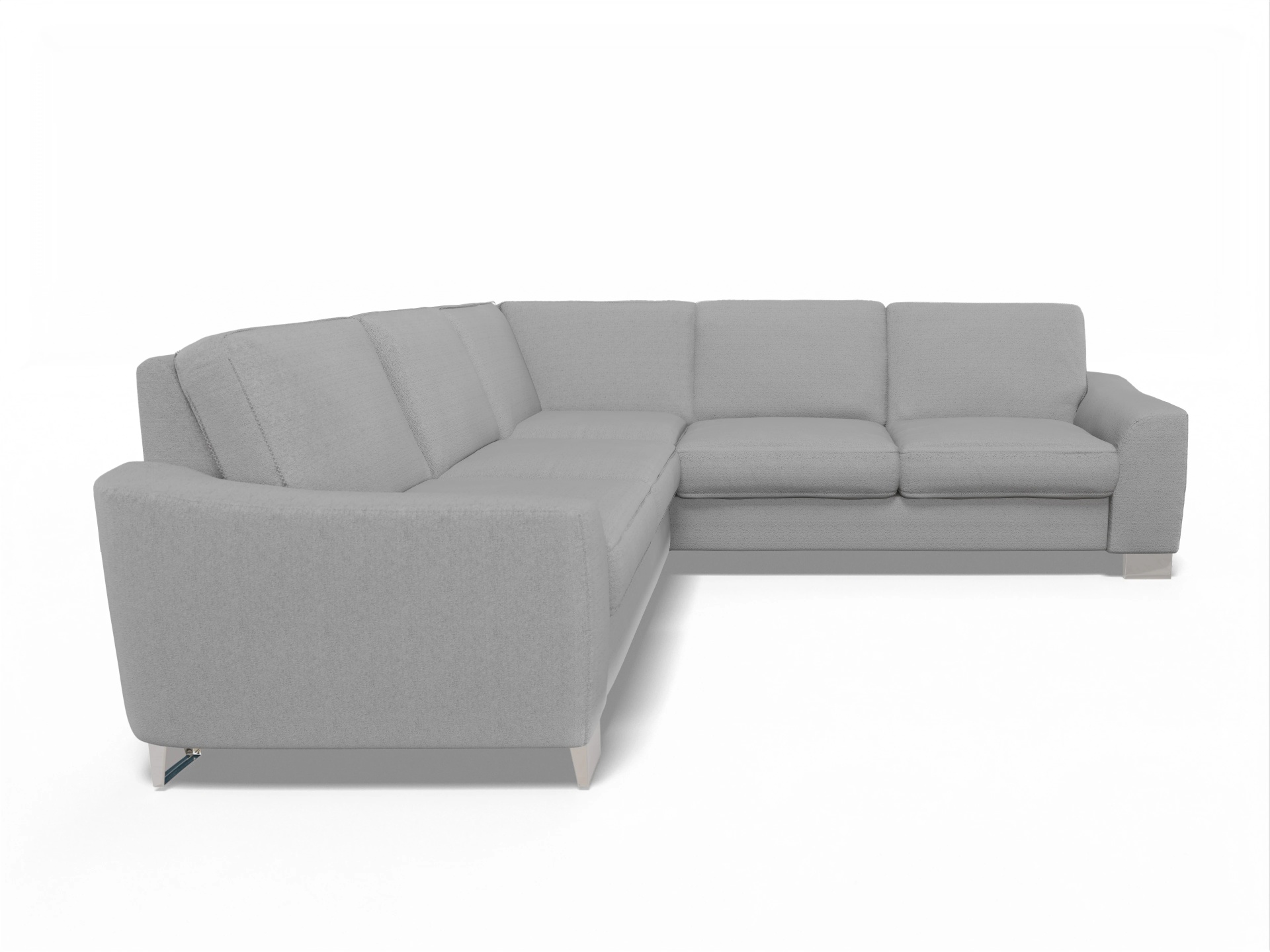 Ansicht des Produktes SC Family 1028 Ecksofa gleichschenklig in Stoff Grau