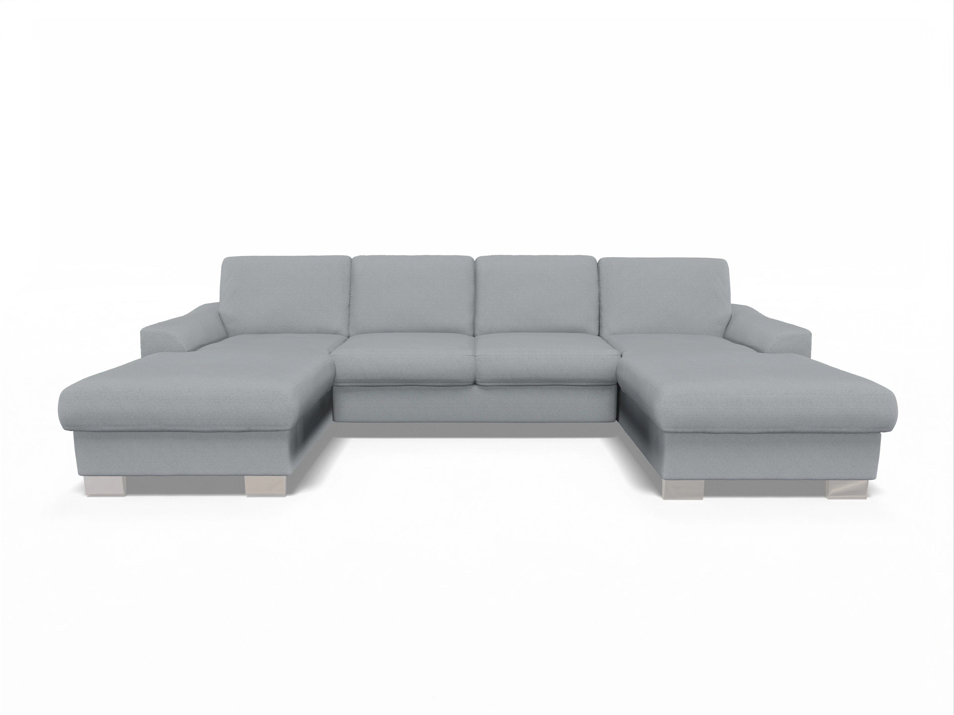 Sitz Concept Family 1028 Canapé Medium Ansicht des Produktes SC Family 1028 Wohnlandschaft offen beidseitig in Stoff Grau