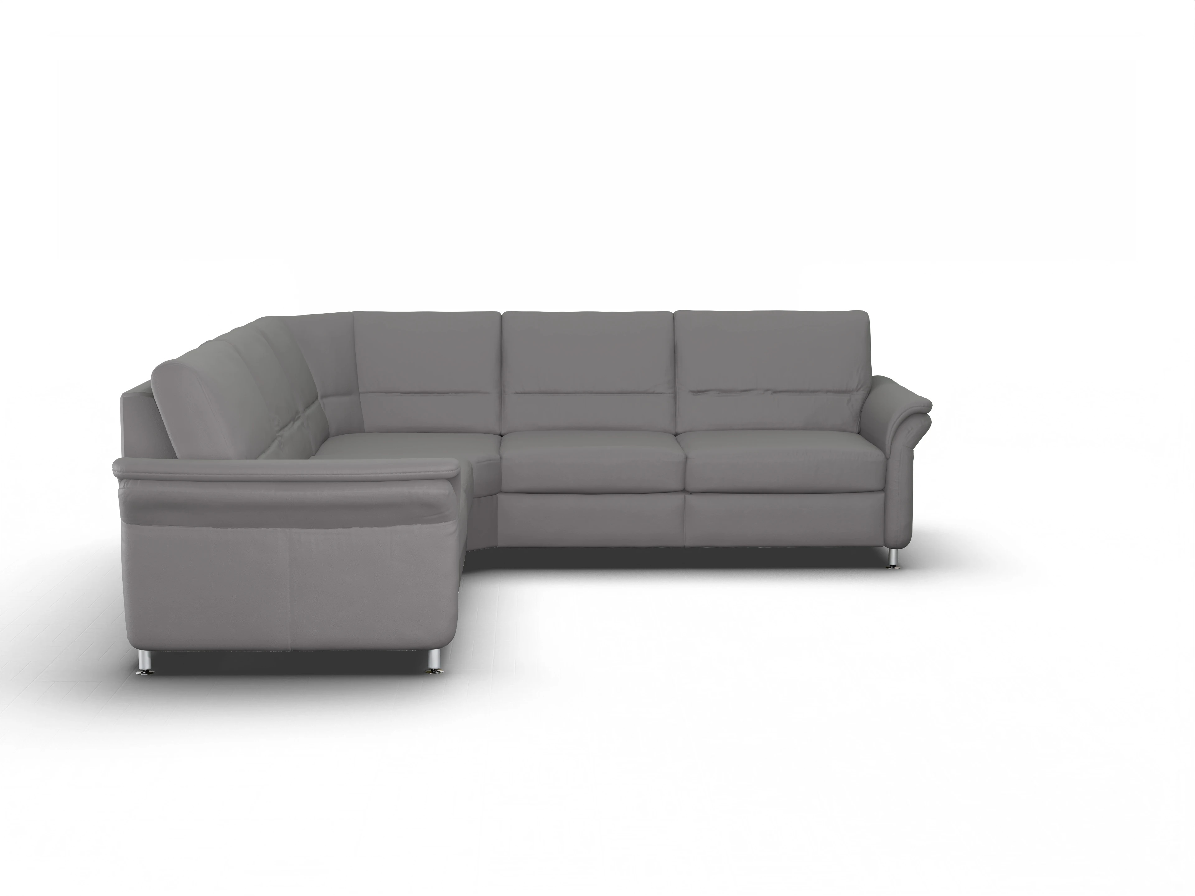 Ansicht des Produktes SC Select 1010 Ecksofa gleichschenklig in Leder Grau