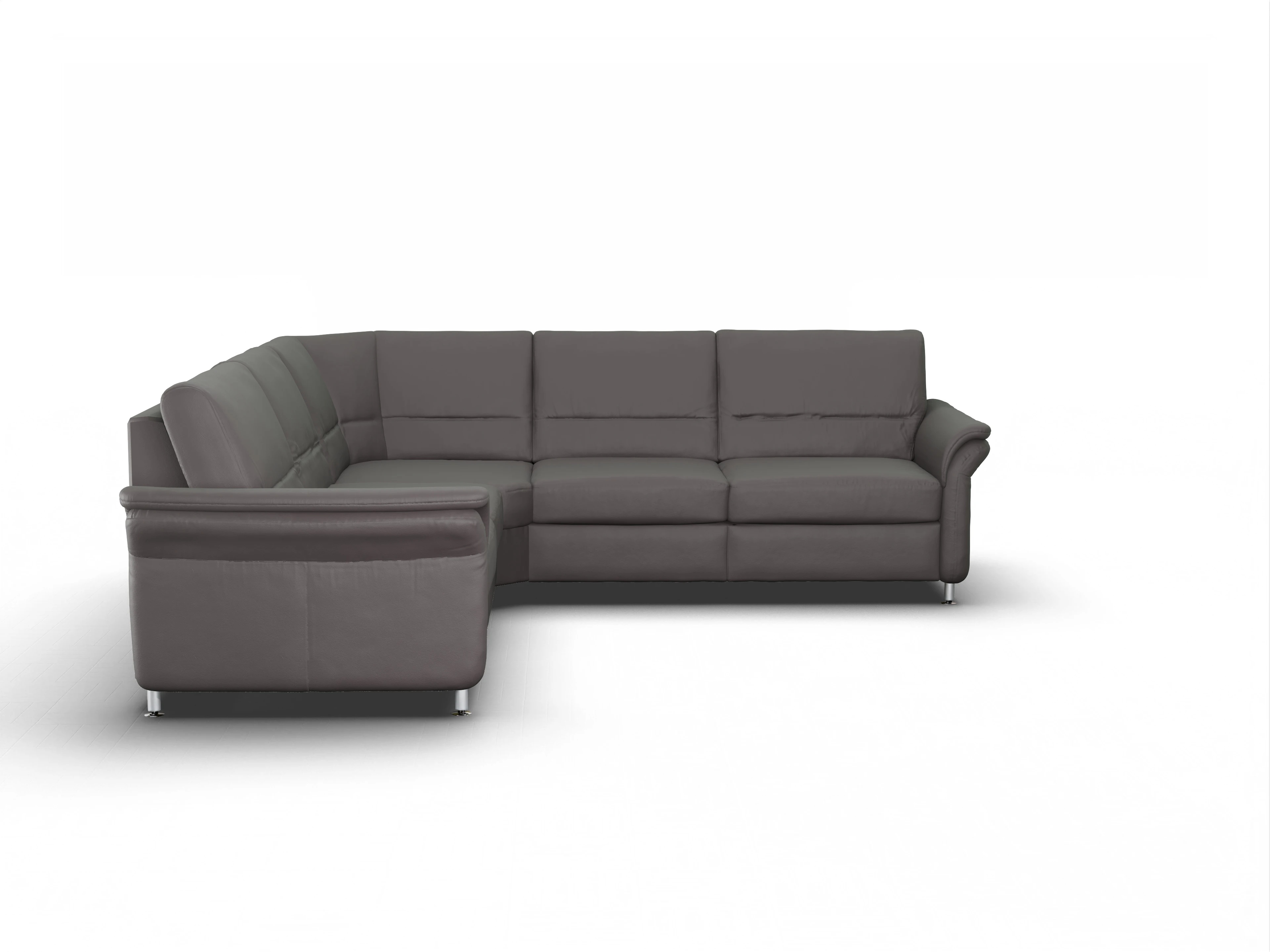 Ansicht des Produktes SC Select 1010 Ecksofa gleichschenklig in Leder Braun