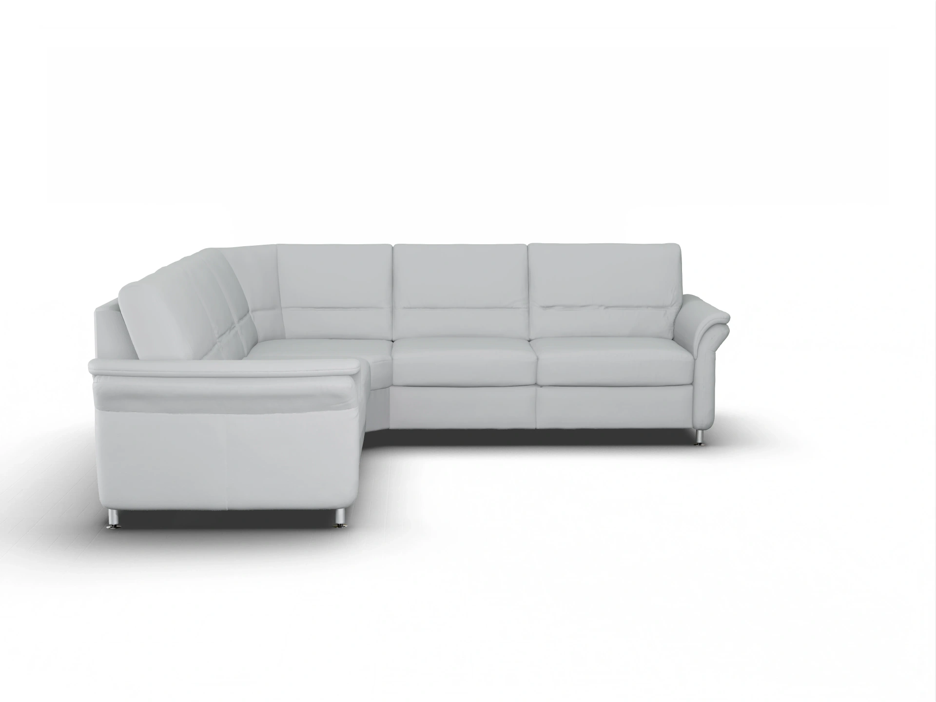 Ansicht des Produktes SC Select 1010 Ecksofa gleichschenklig in Leder Grau