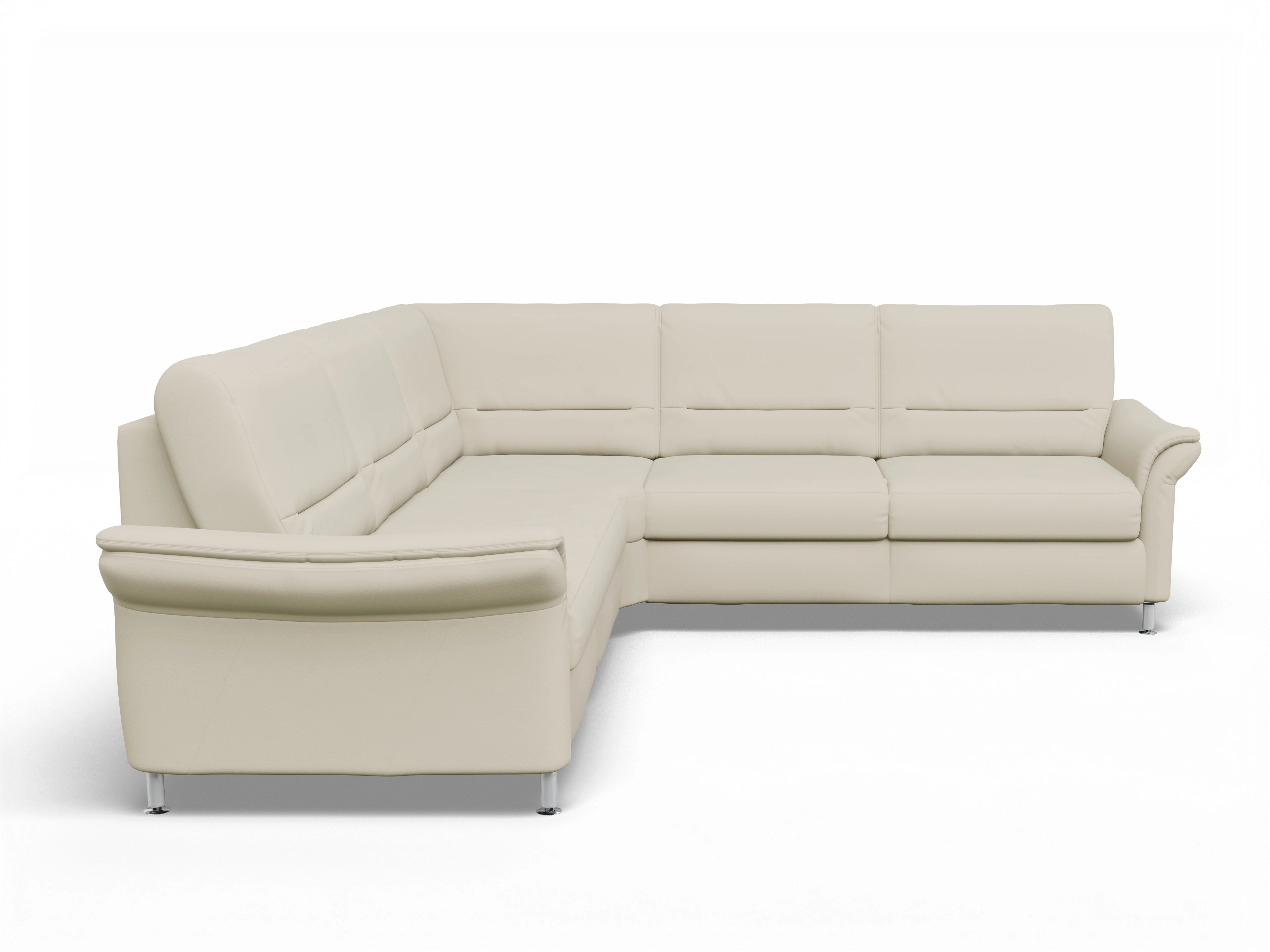Ansicht des Produktes SC Family 1010 Ecksofa gleichschenklig in Stoff Beige