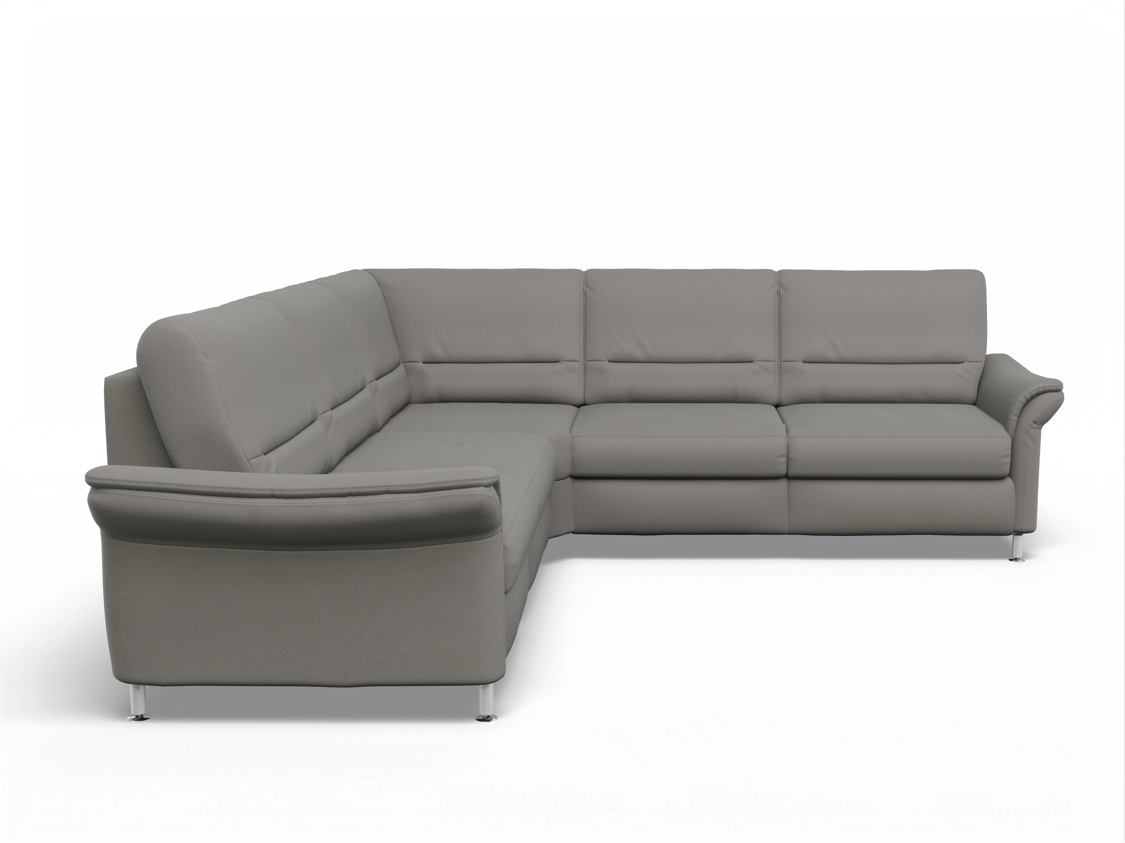 Ansicht des Produktes SC Family 1010 Ecksofa gleichschenklig in Stoff Grau