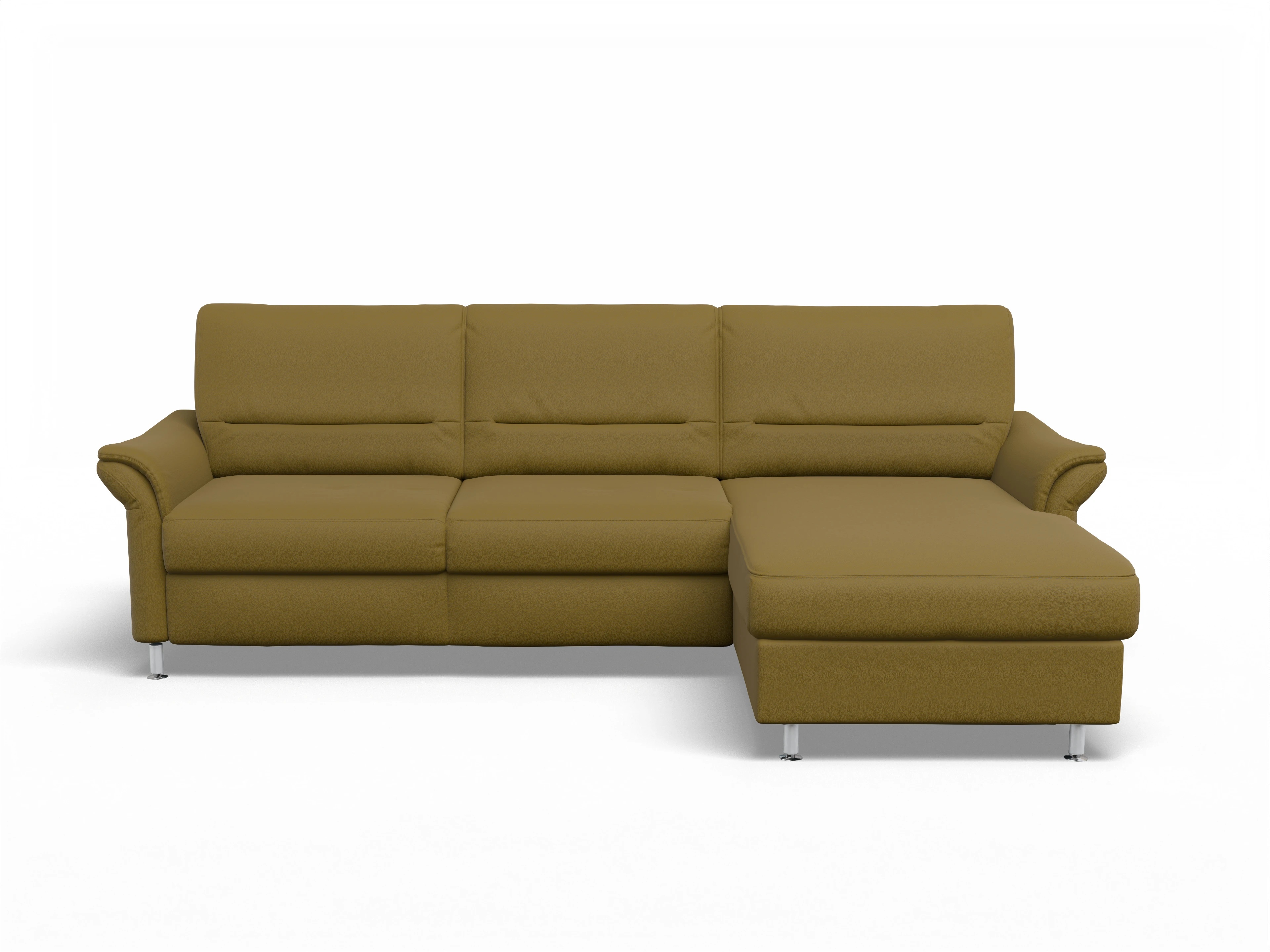Sitz Concept Family 1010 Ecksofa Can 2,5 R Ansicht des Produktes SC Family 1010 Ecksofa rechts Abschluss offen in Stoff Grün