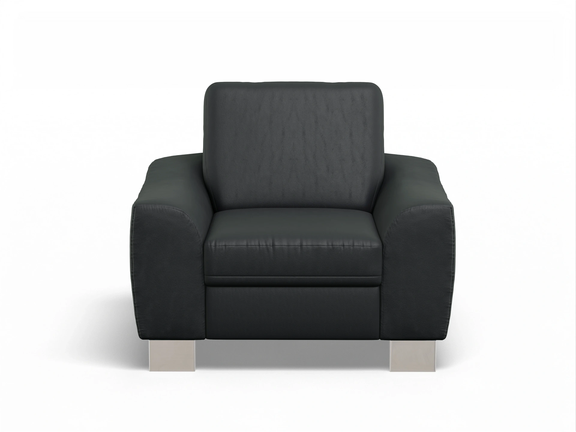 Ansicht des Produktes SC Select 1028 Klassische Sessel in Leder Grau