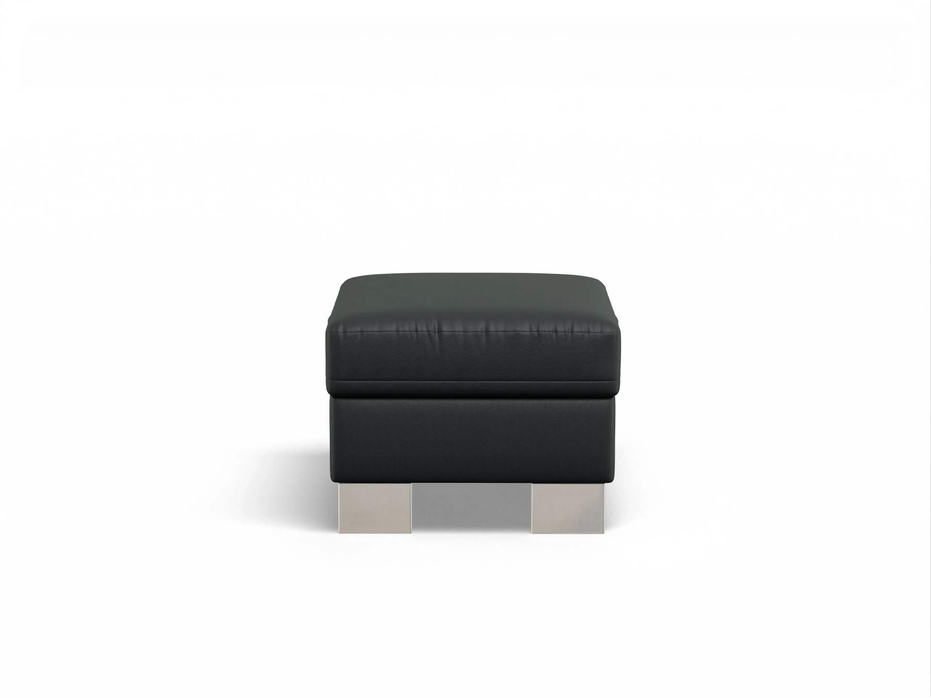 Ansicht des Produktes SC Select 1028 Hocker in Leder Grau