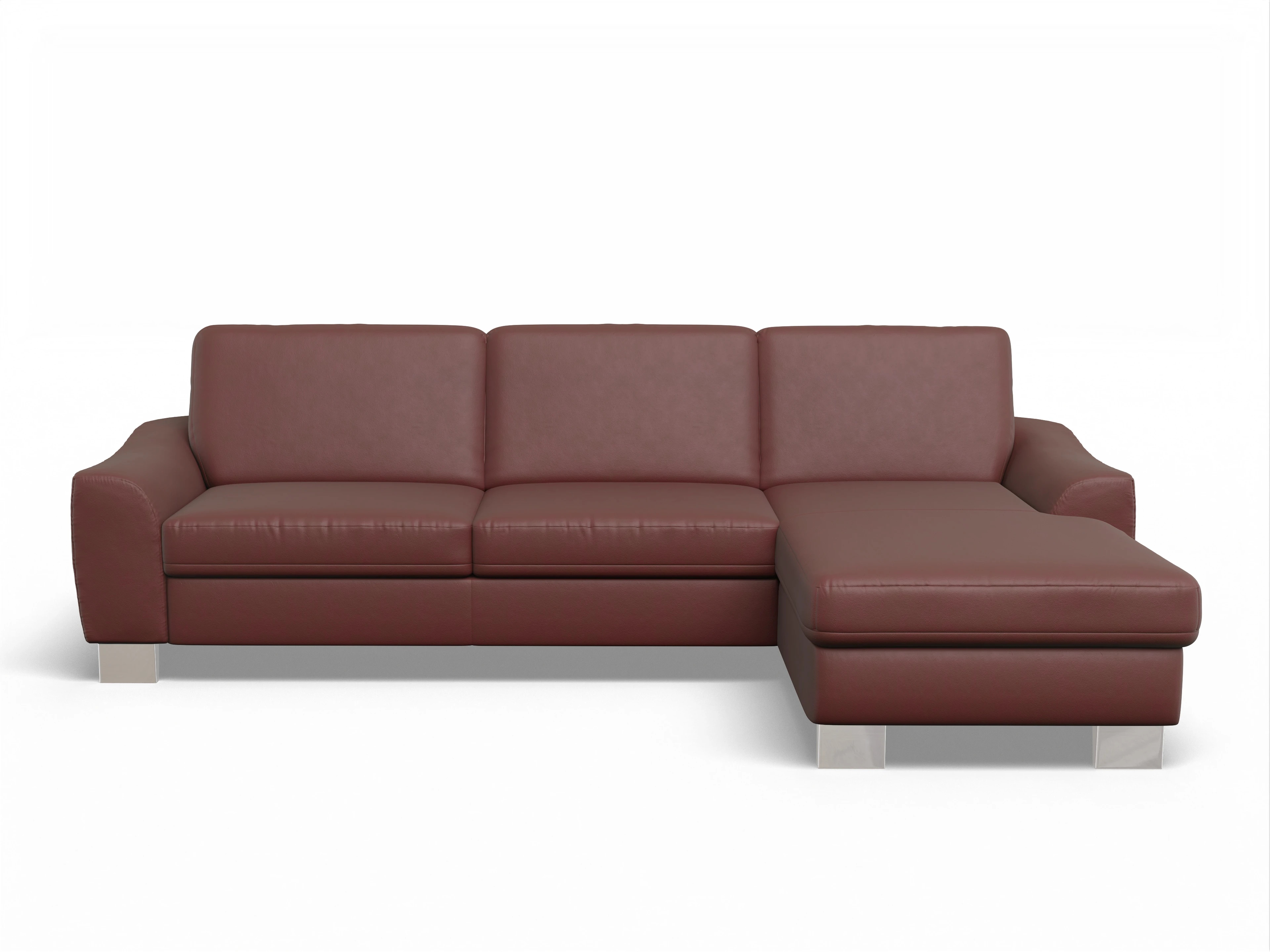 Ansicht des Produktes Sitz Concept select 1028 Ecksofa rechts Abschluss offen in Leder Lila